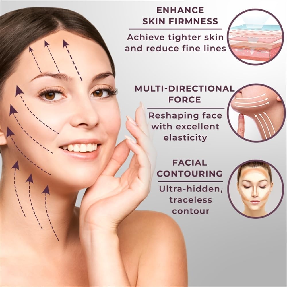 Natural Face Lift Tape - Invisible Skin Tightening for Sagging Skin & Wrinkles - Daily Use