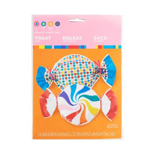 Dylan's Candy Bar Themed Party Favor Bags - Colorful Candy-Shaped Goodie Bags for Birthday Parties, Baby Showers & Halloween Treats
