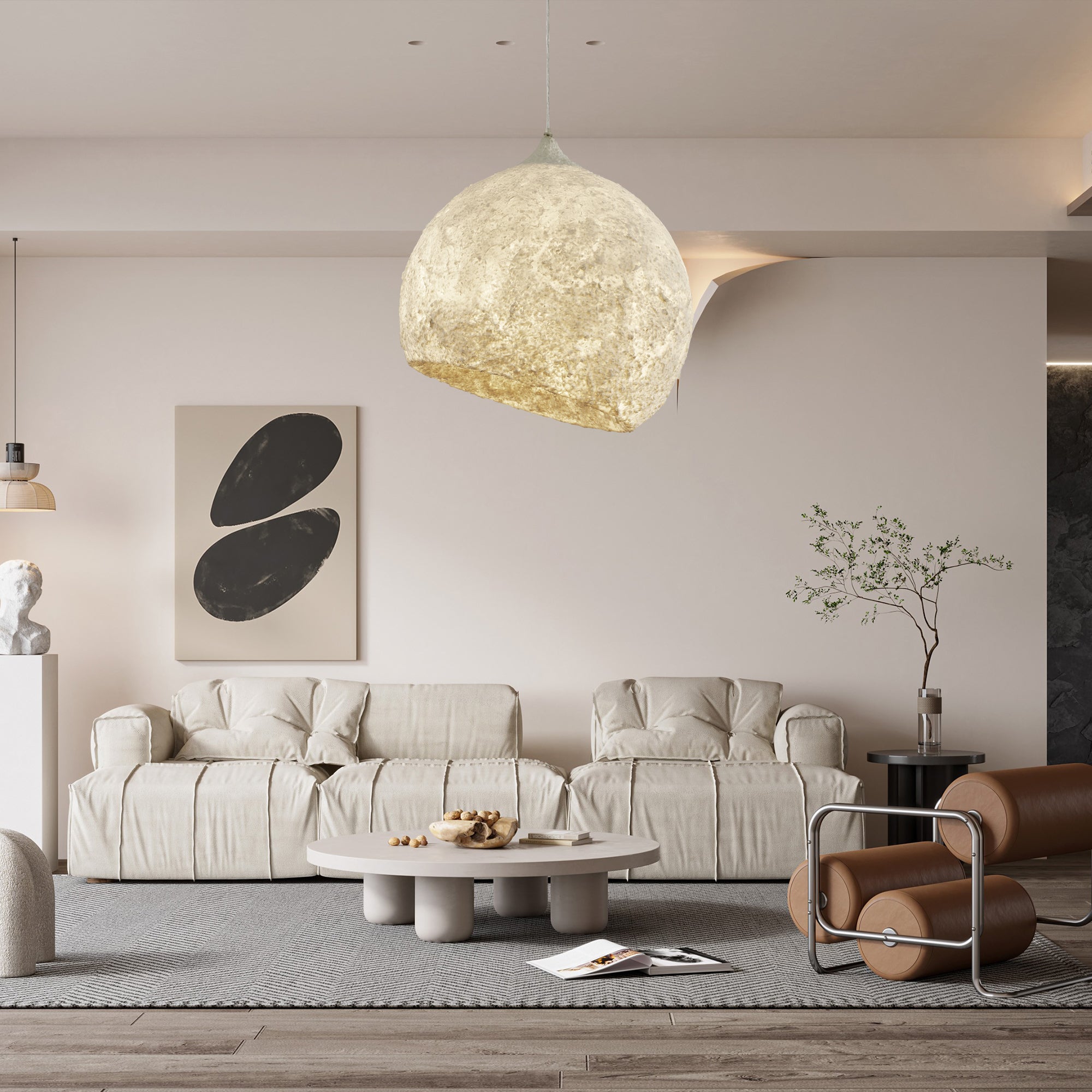 Amara Modern Pendant Lamp - Sleek Hanging Light Fixture for Dining Room, Kitchen Island, or Living Room Decor