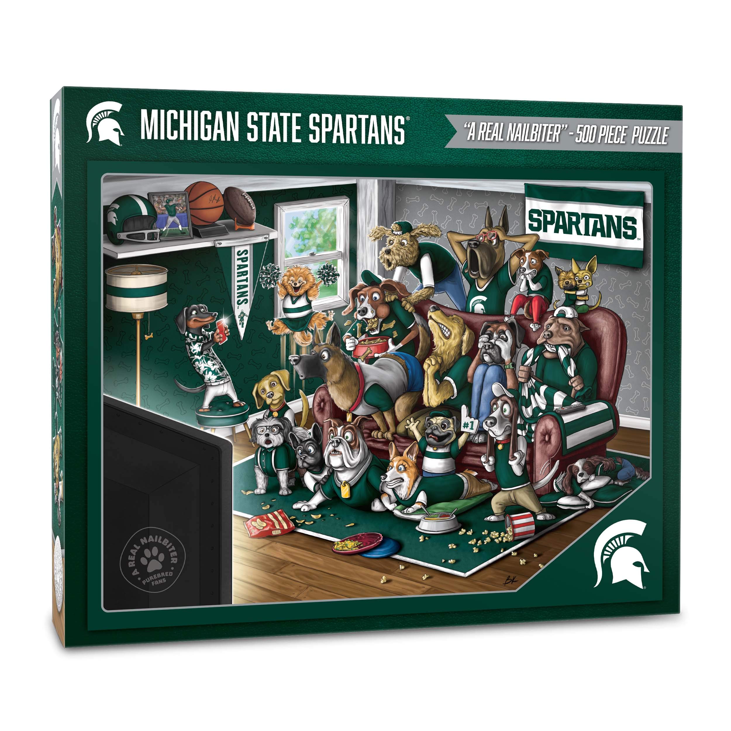 YouTheFan NCAA College Sports Fan Puzzle - 500 Piece Challenging Jigsaw for Game Day Fun & Family Bonding | Perfect for Tailgating, Dorm Decor, and Sports-Themed Parties