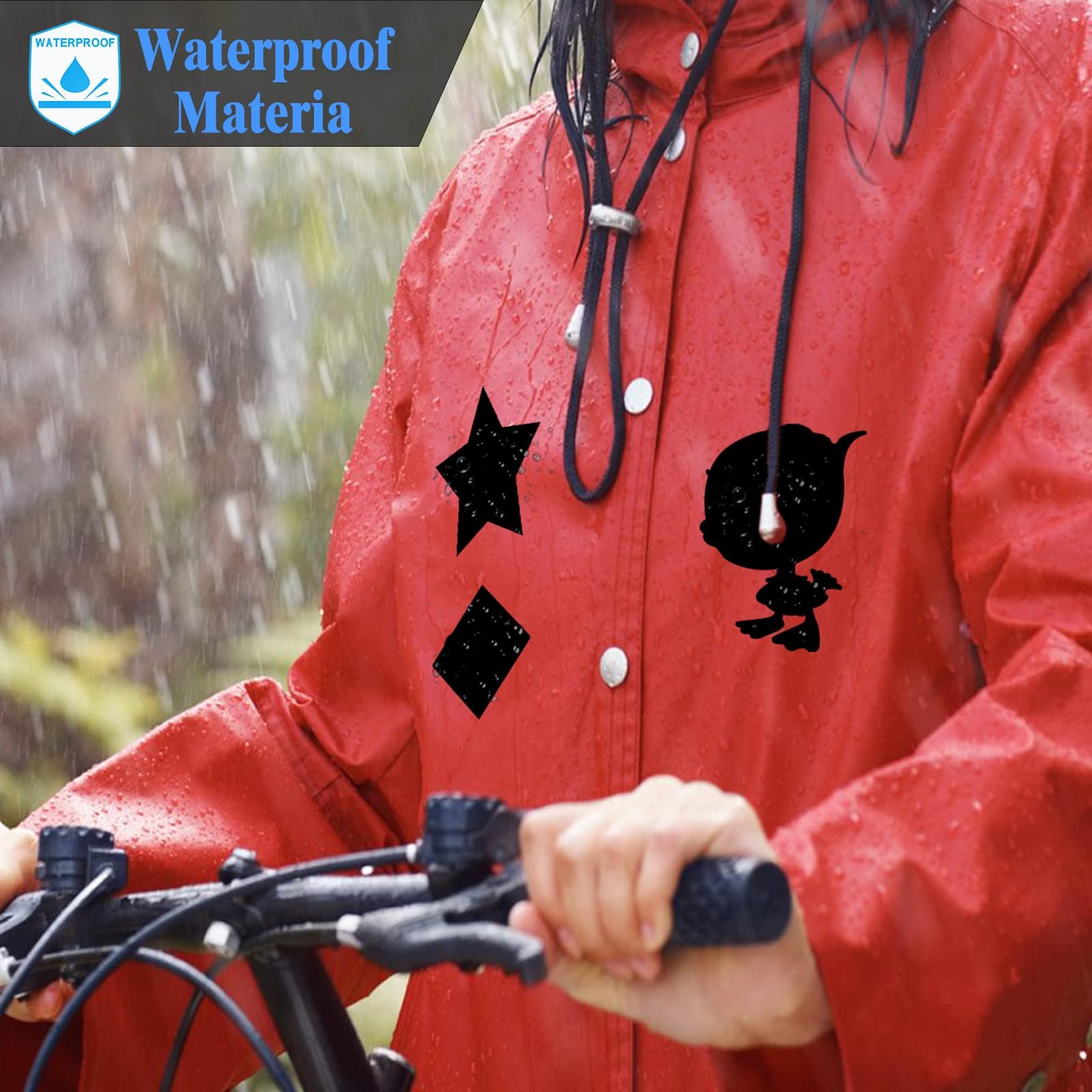 10Pcs Self-Adhesive Nylon Repair Patches - Waterproof, Lightweight & Cuttable Fabric Patches (20×10cm) for Clothing, Jackets, Bags, Tents - Durable Tear-Resistant Repair Solution for Outdoor Gear & Daily Wear