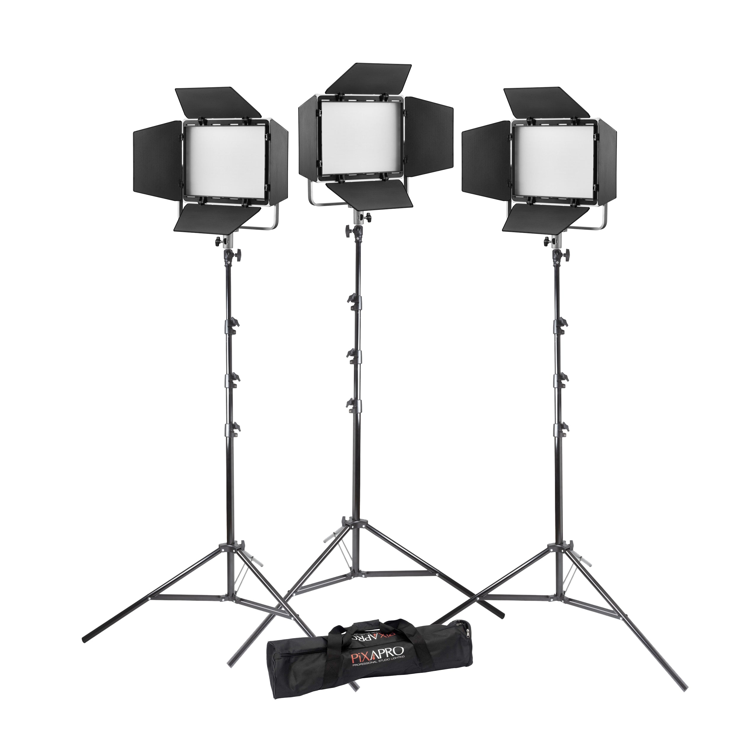 Godox LP400BI Bi-Color LED Light Panel 3-Head Kit – Professional Photography & Video Lighting for Studio, YouTube, Live Streaming