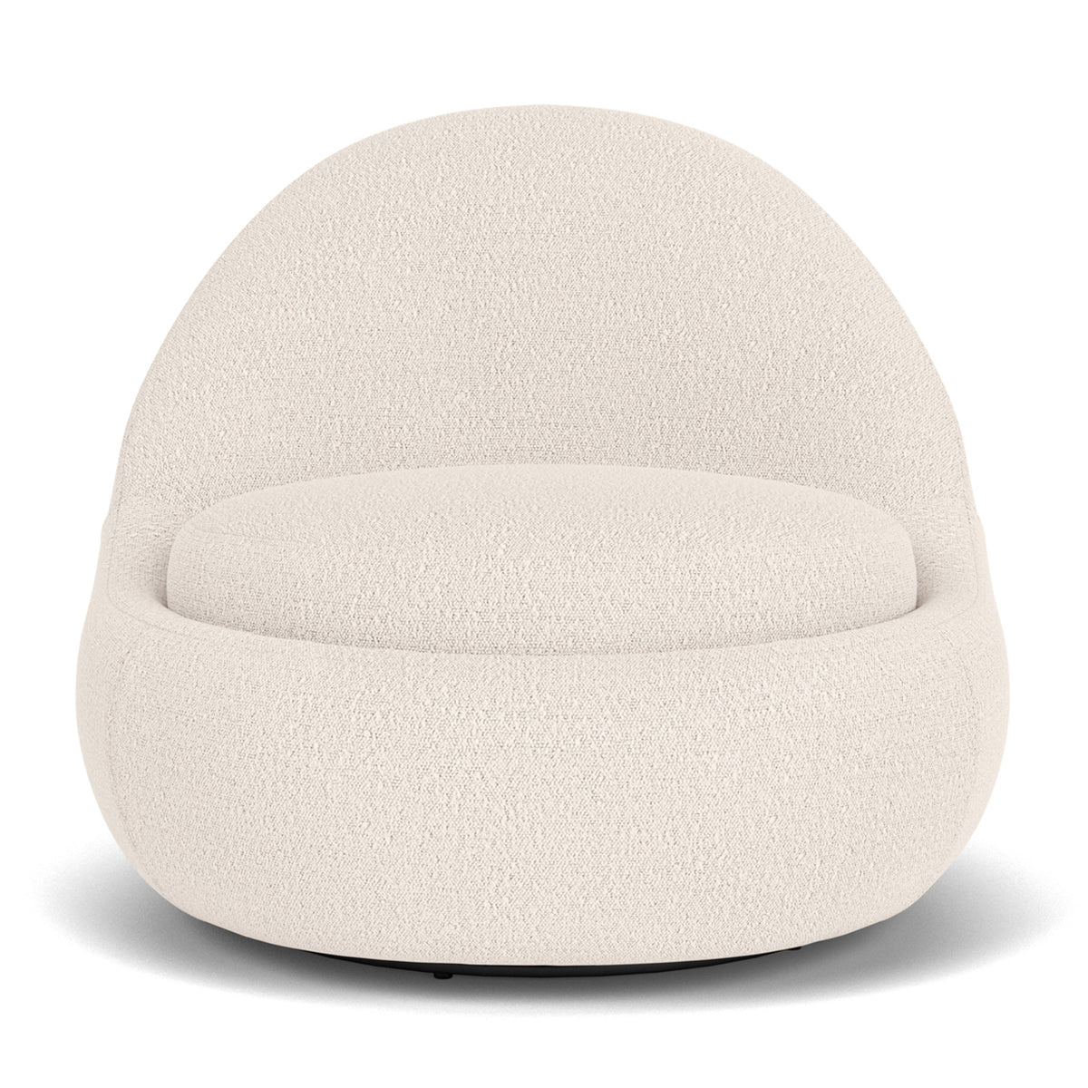 Babette Boucle Swivel Armchair - Modern Velvet Upholstered Accent Chair with 360° Rotation for Living Room, Bedroom, or Office
