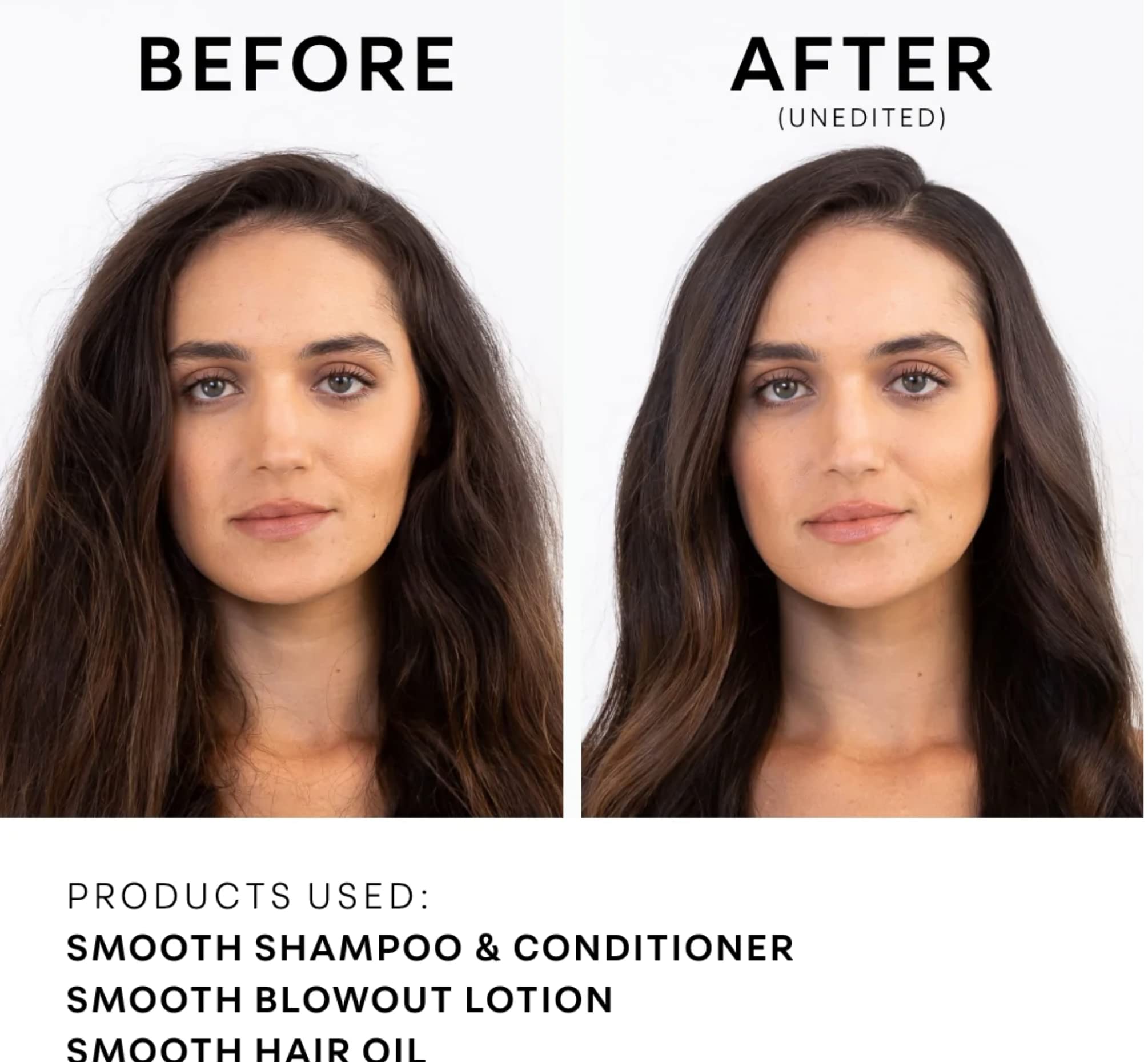 NATURELAB. TOKYO Perfect Smooth Shampoo & Conditioner Set - Weightless Frizz Control for Smoother, Healthier Hair & Scalp - 11.5 Fl Oz Each - Ideal for Dry, Damaged & Frizzy Hair Care at Home or Salon
