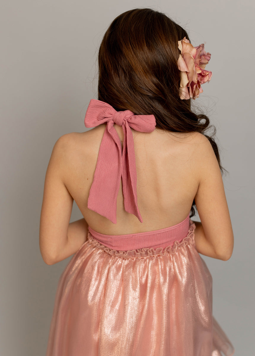 Arlette Dress in Bright Pink | Flowy Summer Dress for Women | Perfect for Beach, Parties & Casual Outings
