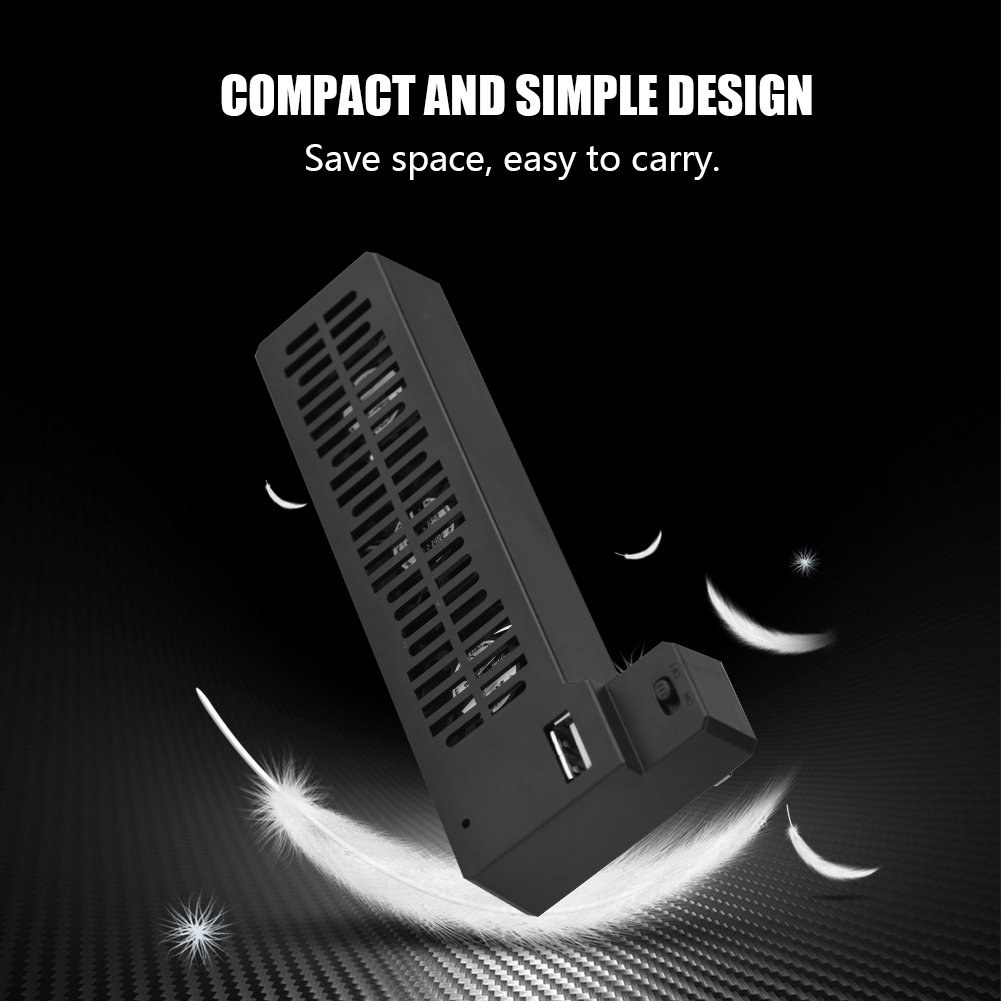 Portable USB External Cooling Fan for ONE X Game Console - Side Mounted Cooling Fan Replacement Kit | Perfect for Gaming, Streaming & Long Play Sessions