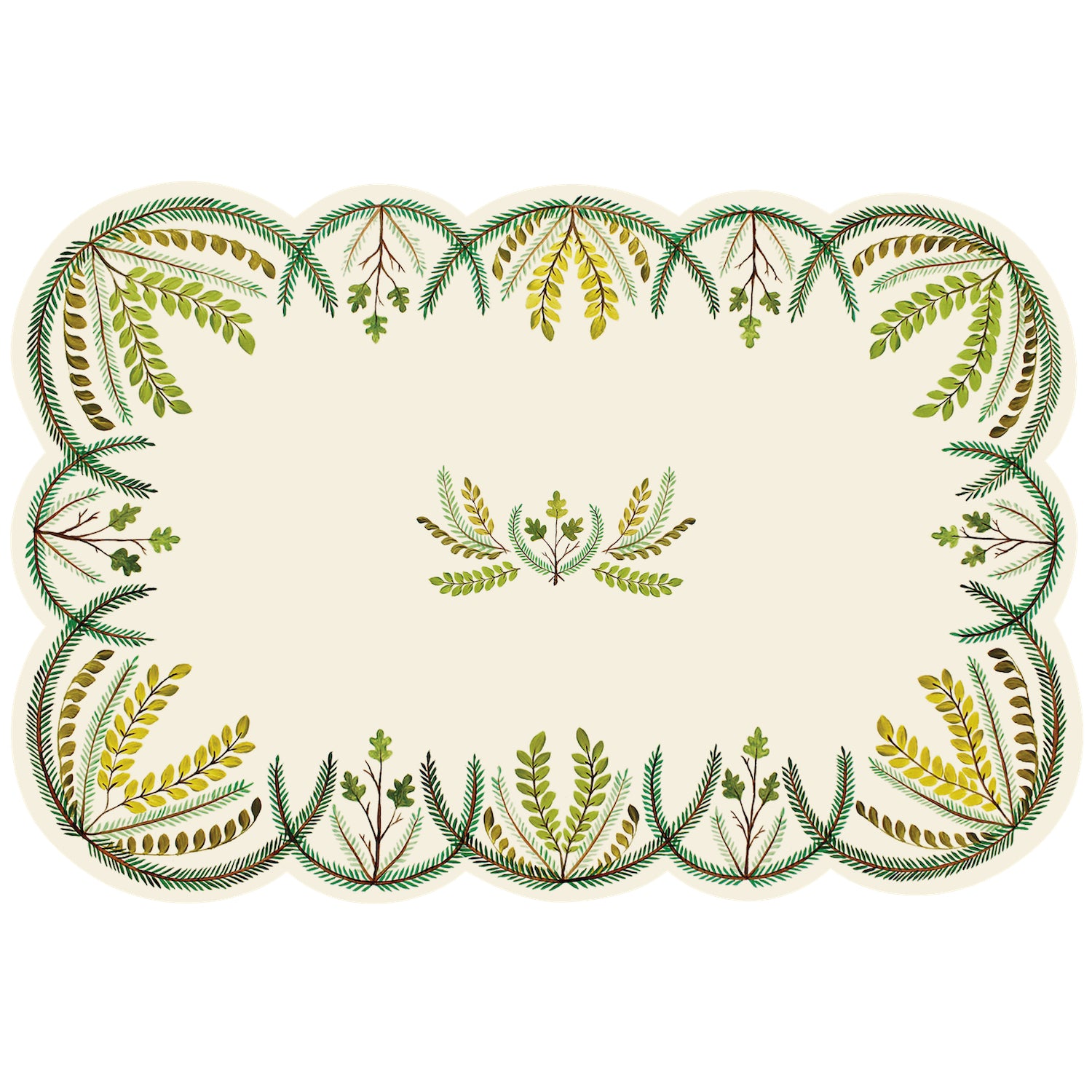 Eco-Friendly Die-Cut Scalloped Seedling Placemats for Plants - Biodegradable Nursery Mats for Seed Starting & Garden Protection - Perfect for Indoor Herb Gardens, Greenhouses, and Home Gardening Projects