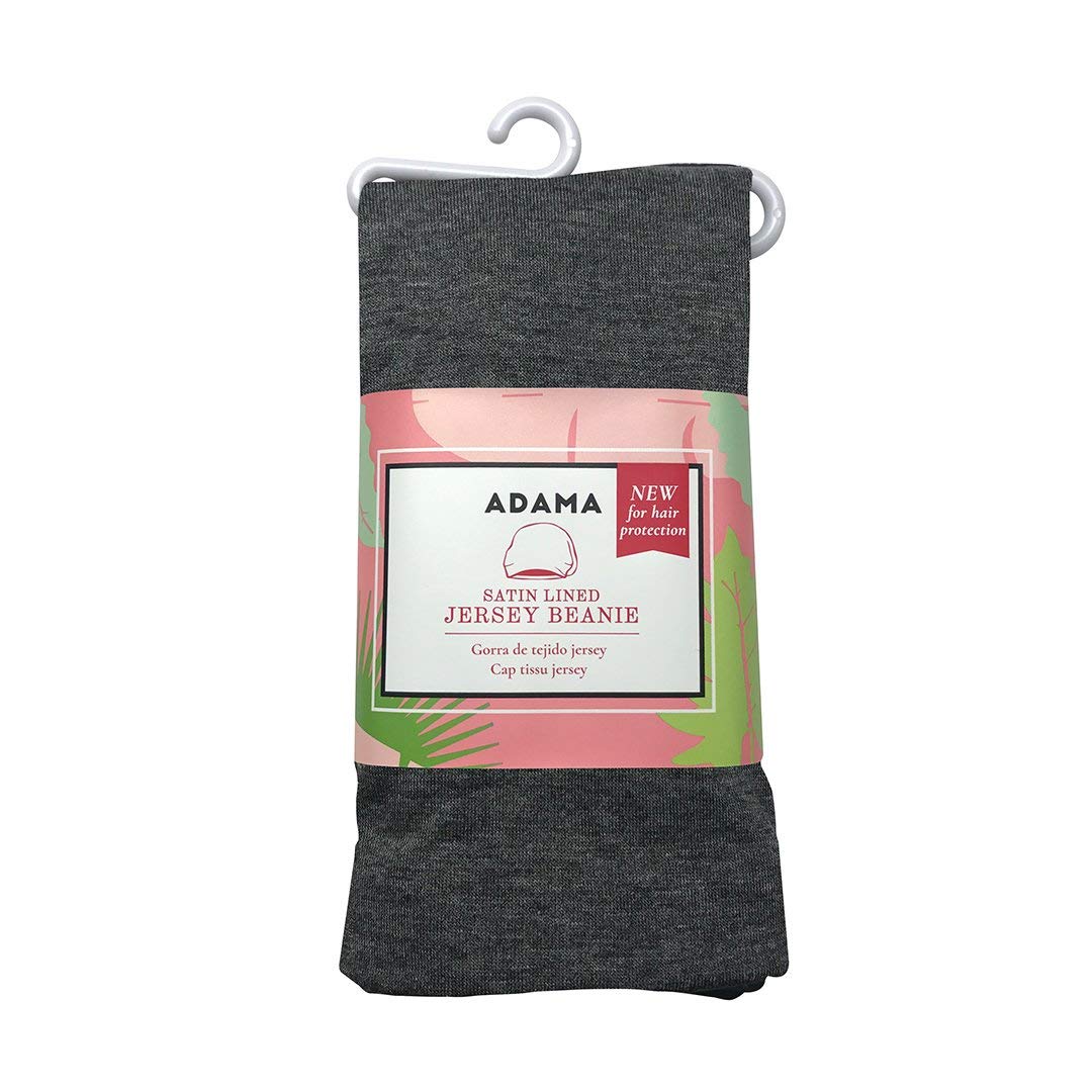 ADAMA Satin Lined Jersey Beanie for Women & Men - Soft Winter Hat with Silk Lining - Warm Unisex Skull Cap for Cold Weather - Perfect for Outdoor Activities, Running, and Daily Wear