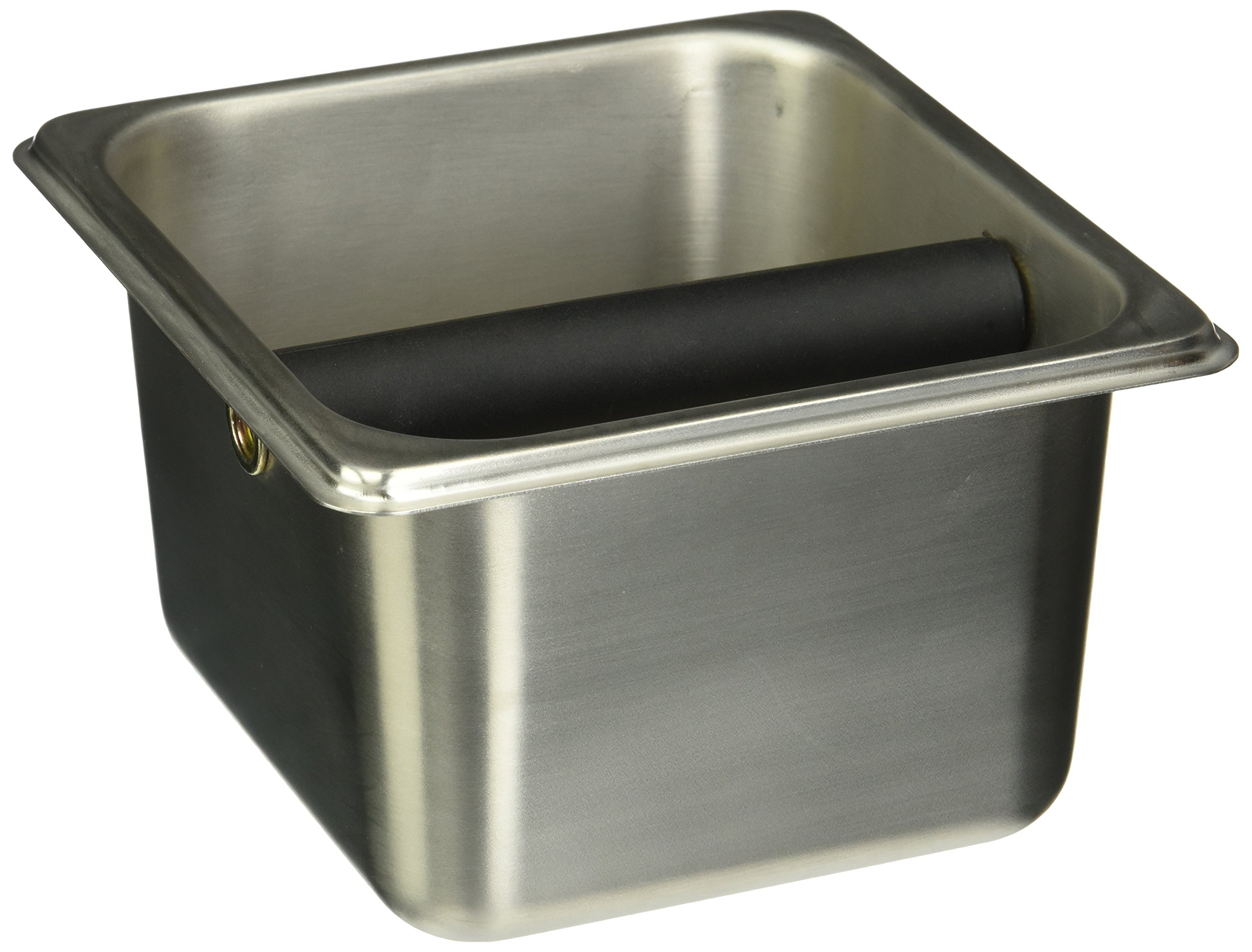 Stainless Steel Espresso Knock Box - Recessed Countertop Coffee Grounds Container for Baristas & Coffee Shops | Durable Coffee Maker Accessory for Home & Commercial Use | Perfect for Espresso Machines & Coffee Brewing Stations