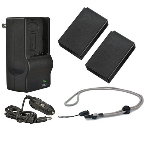Premium Nikon DL24-500 Camera Kit - 2 Intelligent Rechargeable Batteries, Fast AC/DC Travel Charger & Black Krusell Multidapt Neck Strap - Perfect for Travel Photography, Vlogging & Outdoor Adventures