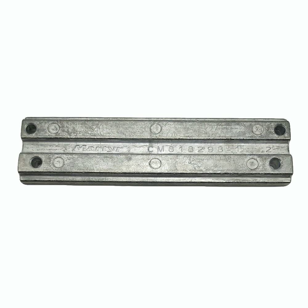 MARTRY CM818298 Zinc Alloy Sacrificial Anode Replacement Bar for Mercruiser Outdrives - Corrosion Protection for Marine Engines & Boat Motors in Saltwater
