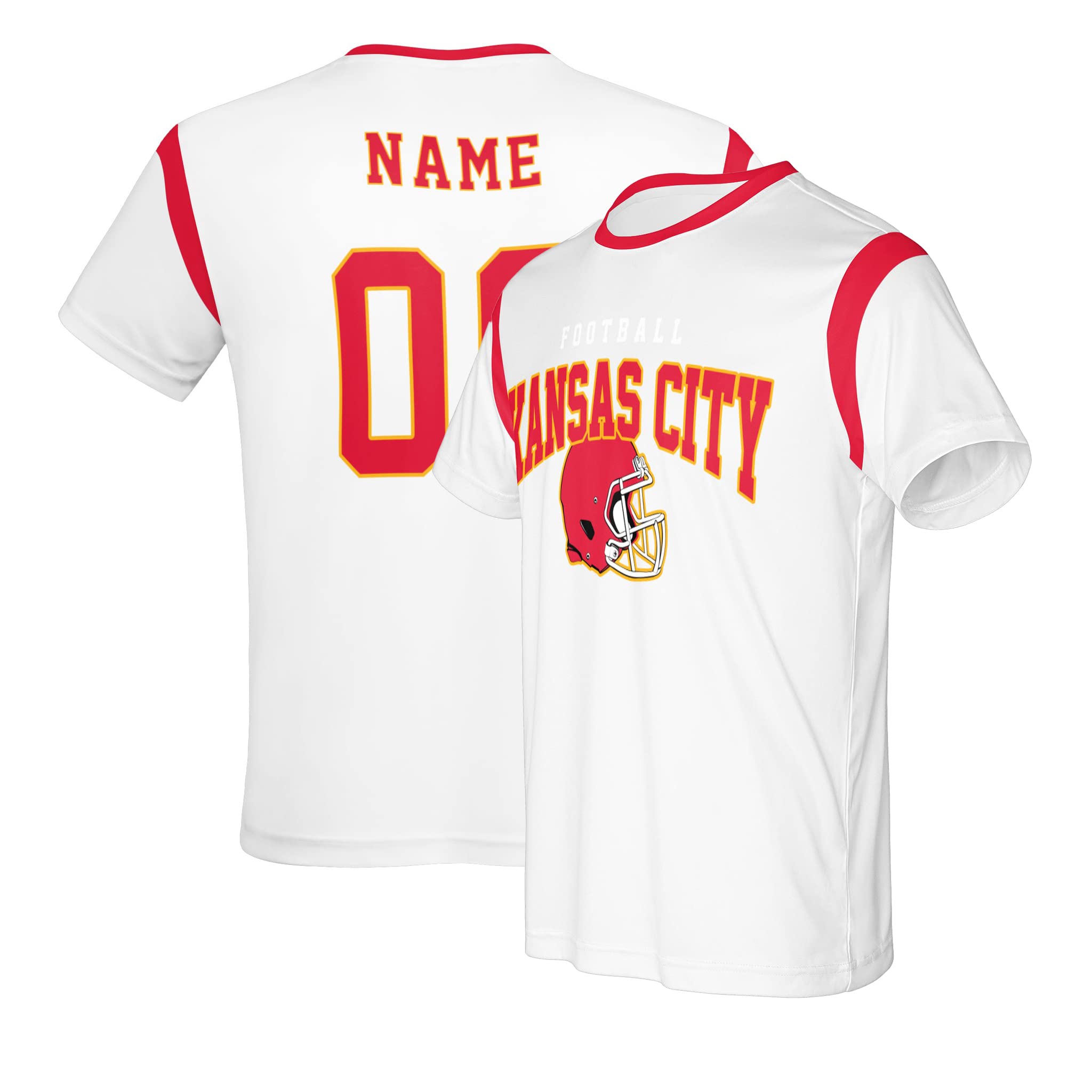 Custom T-Shirts for Men, Women & Kids - Personalized Sports Fan Jerseys with Any Name & Number - Unique Team Apparel for Games, Parties & Gifts - 100% Cotton Comfort Fit