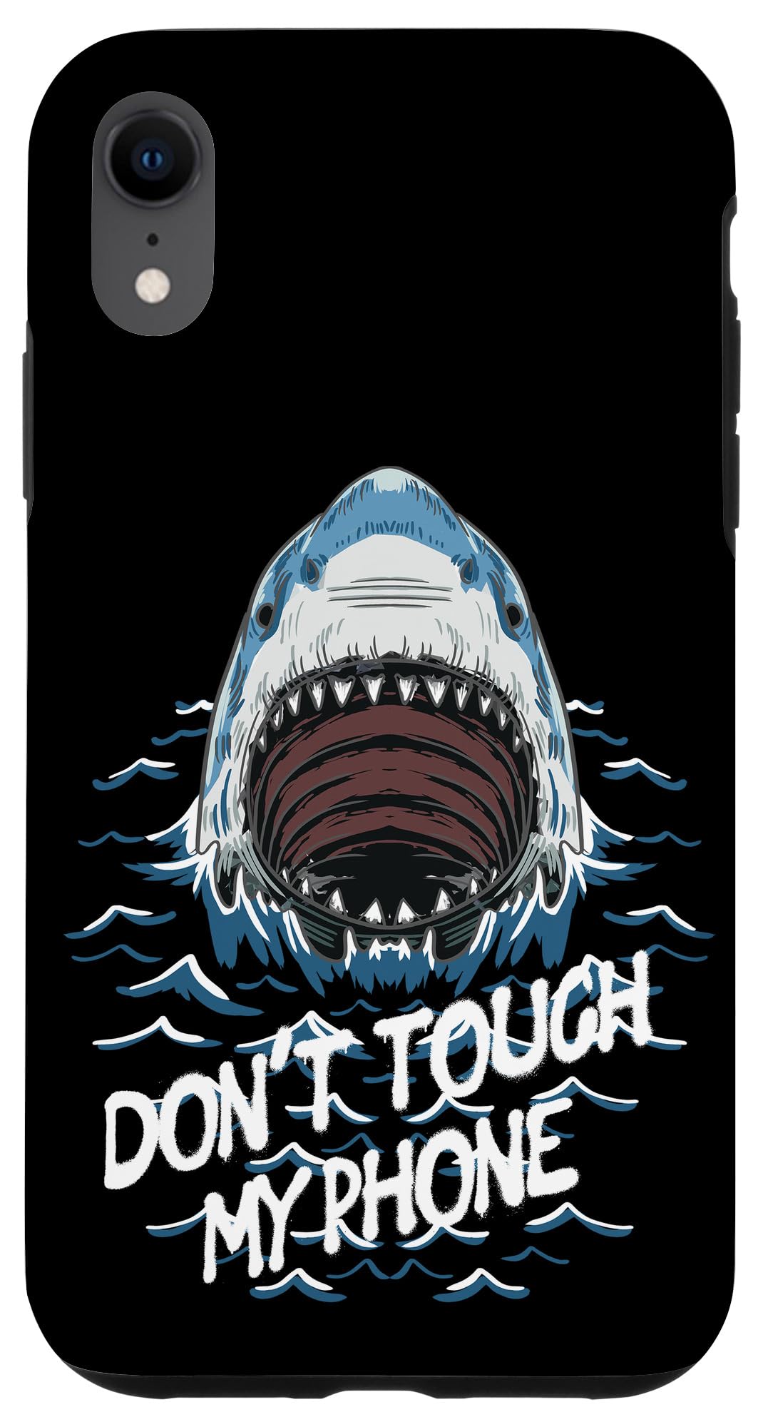 iPhone XR Phone Case - Shark Jaws Design, Cool Fish Pattern, Unique Gift for Phone Owners | Perfect for Beach, Pool & Summer Outings