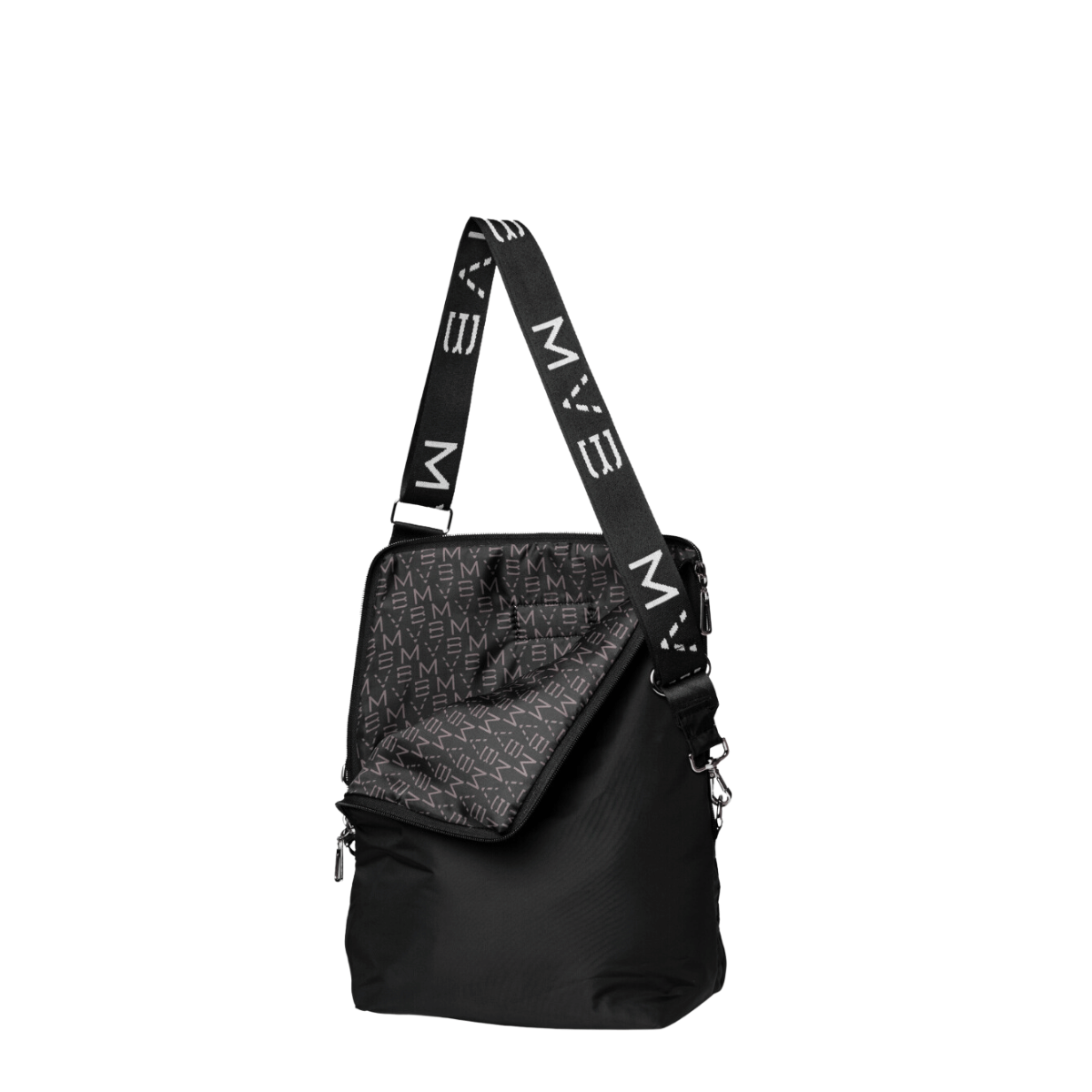 Eco-Friendly Vegan Recycled PET Shoulder Bag for Women - Stylish & Sustainable Black Crossbody Purse | Perfect for Work, Travel & Everyday Use