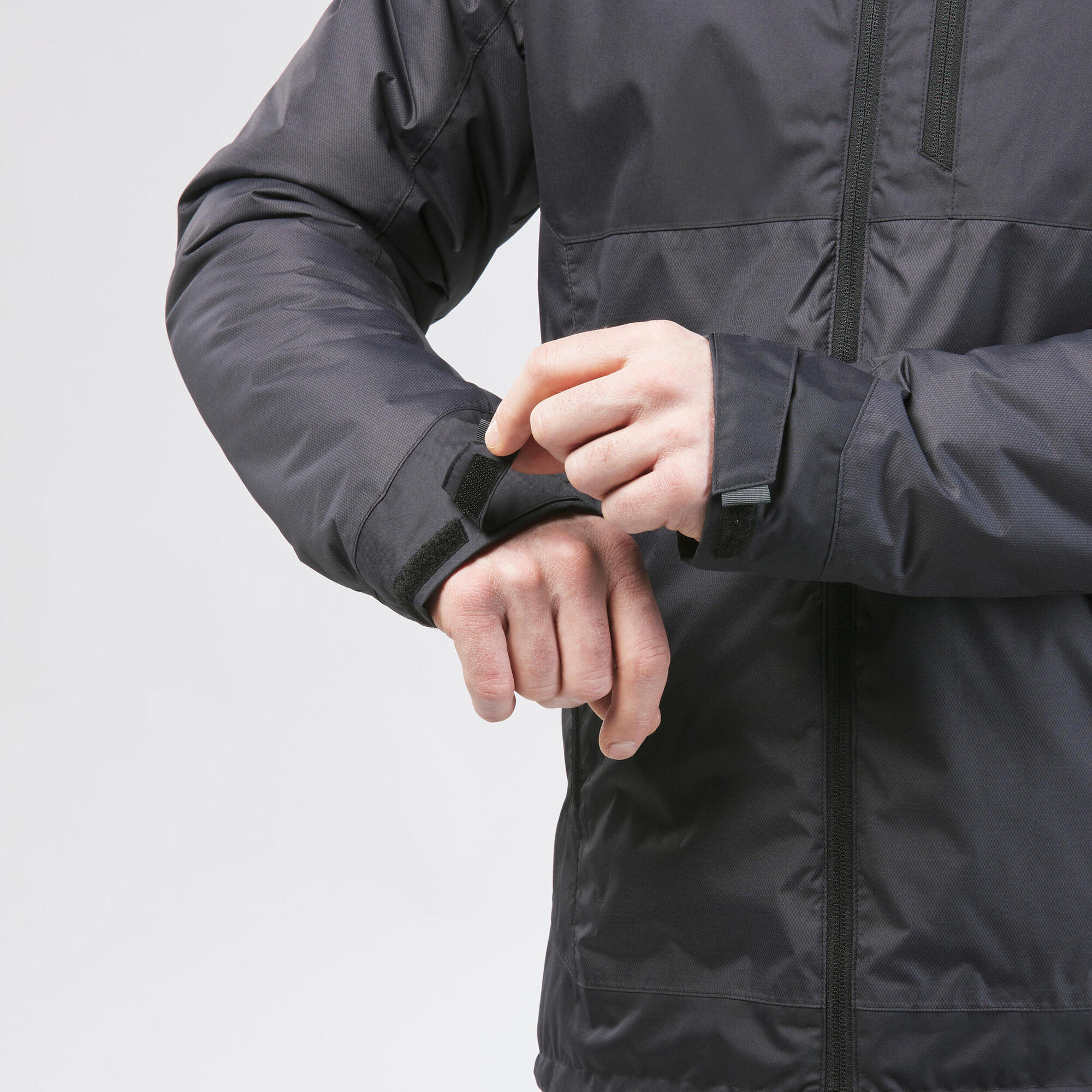 Quechua SH500 Men's Waterproof Winter Hiking Jacket for Cold Weather -14°F | Outdoor Activities, Snow Trekking & Winter Camping