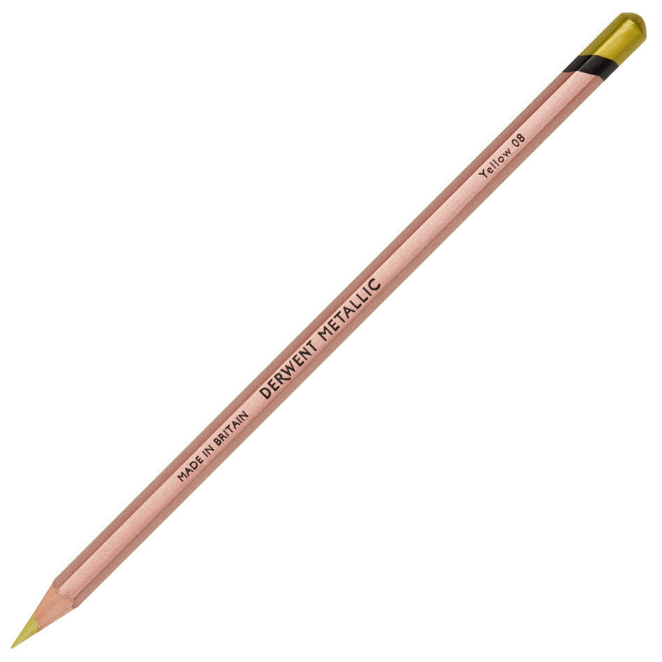 Derwent Metallic Colored Pencils - 24 Vibrant Shimmering Colors for Artists & Crafting - Perfect for Drawing, Sketching, Scrapbooking & DIY Projects