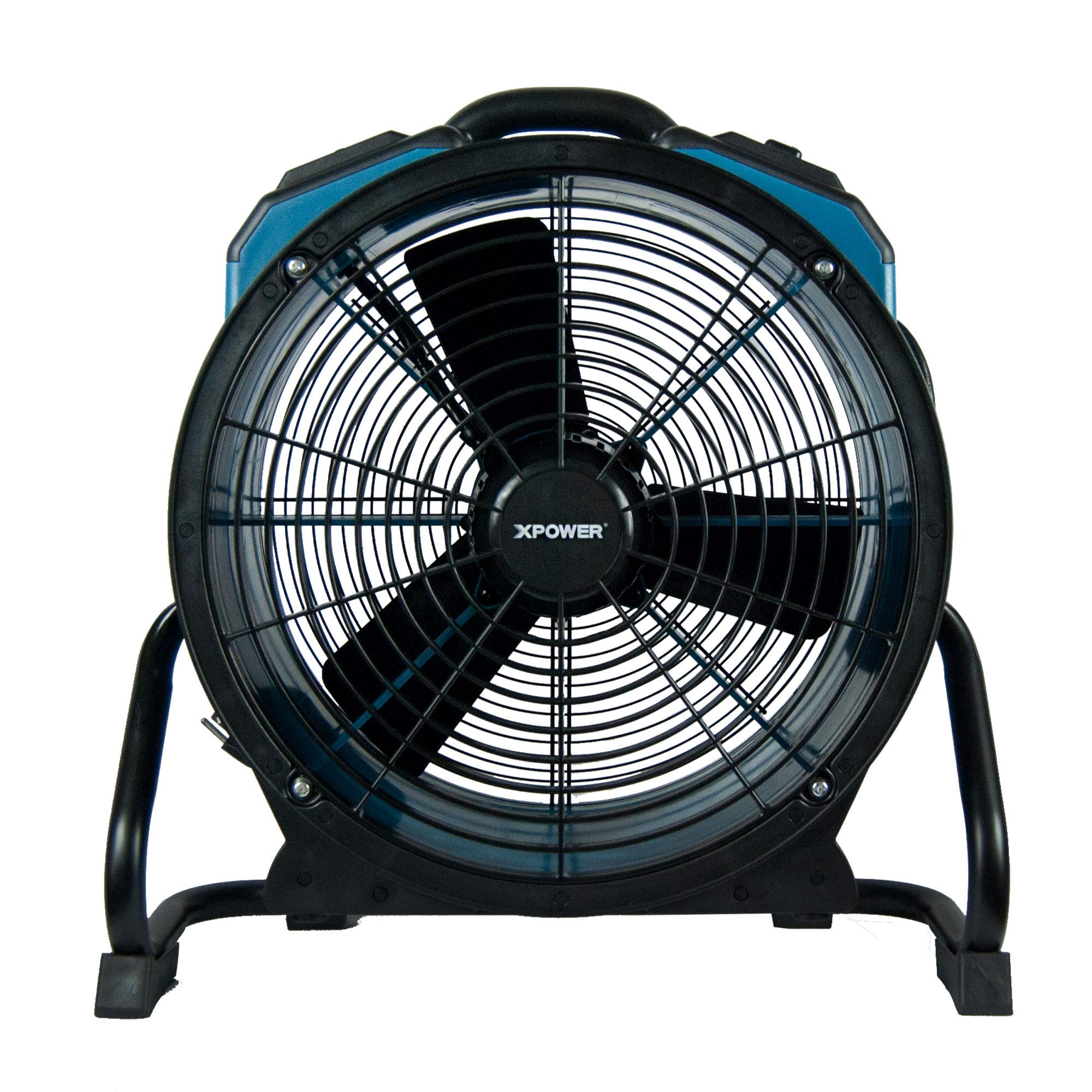 XPOWER X-47ATR 1/3 HP Commercial Grade Axial Air Mover Fan with Variable Speed Control & 3-Hour Timer - Blue (28 Pack) - Ideal for Water Damage Restoration, Construction Drying, and Industrial Ventilation