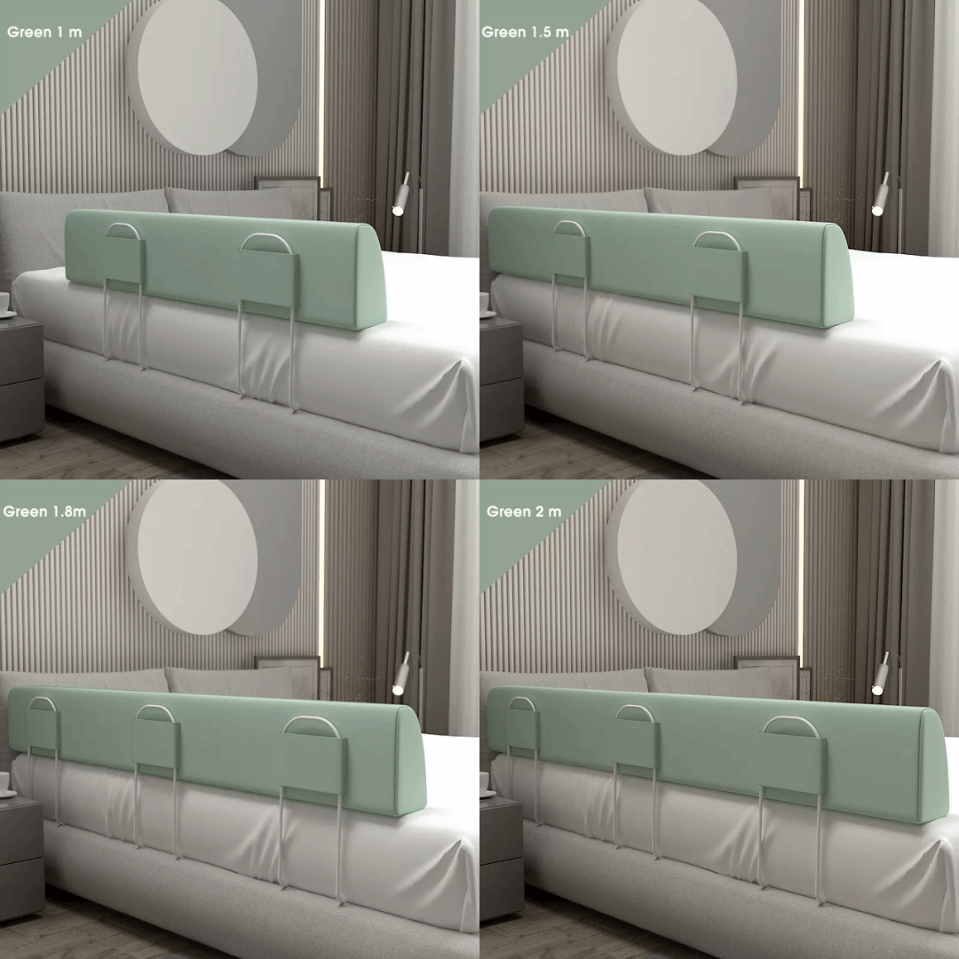 Soft Padded Baby Bed Fence Guardrail - Safe Crib Rail Cover for Toddlers & Kids | Perfect for Nursery, Daycare & Co-Sleeping Safety