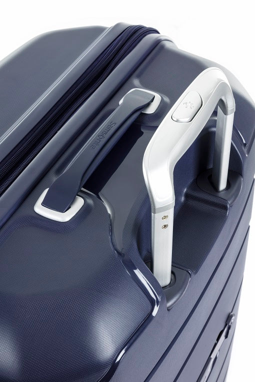 Samsonite Oc2lite 75cm Large 4 Wheel Hard Shell Suitcase - Lightweight Spinner Luggage with TSA Lock, Navy Blue - Perfect for Business Travel & International Vacations