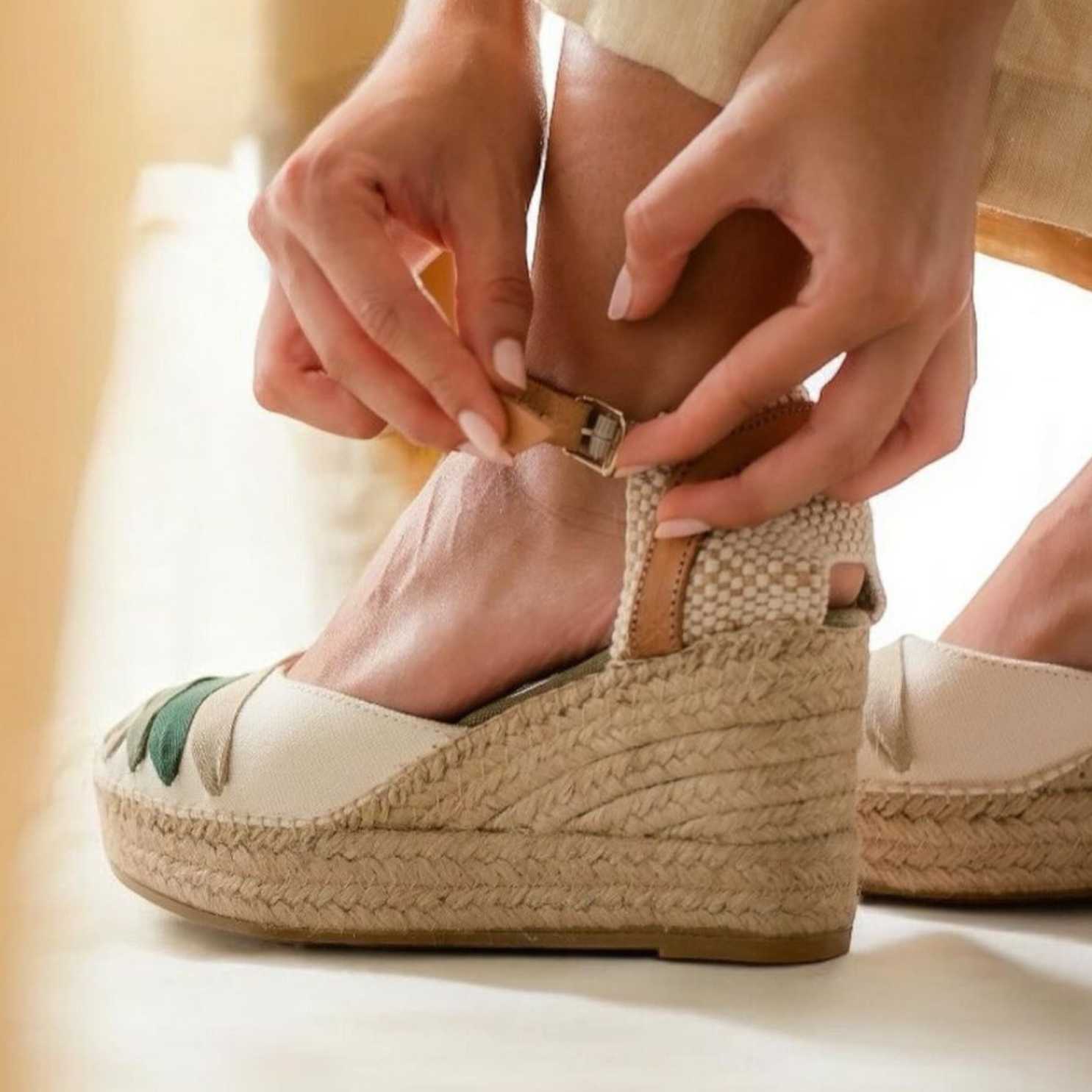 Women's Multicolor Cotton Blend Espadrilles - Comfortable Summer Slip-On Shoes for Beach, Vacation & Casual Wear - Lola CM