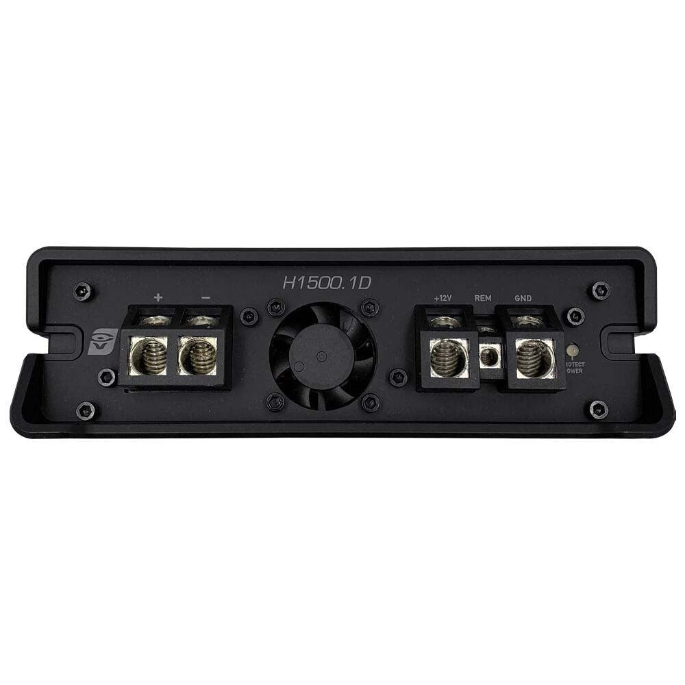 Cerwin Vega H1500.1D 1500W RMS Digital Monoblock Class D Car Amplifier - Powerful Bass Boost for Car Audio Systems, Subwoofers, and Truck Stereo Upgrades