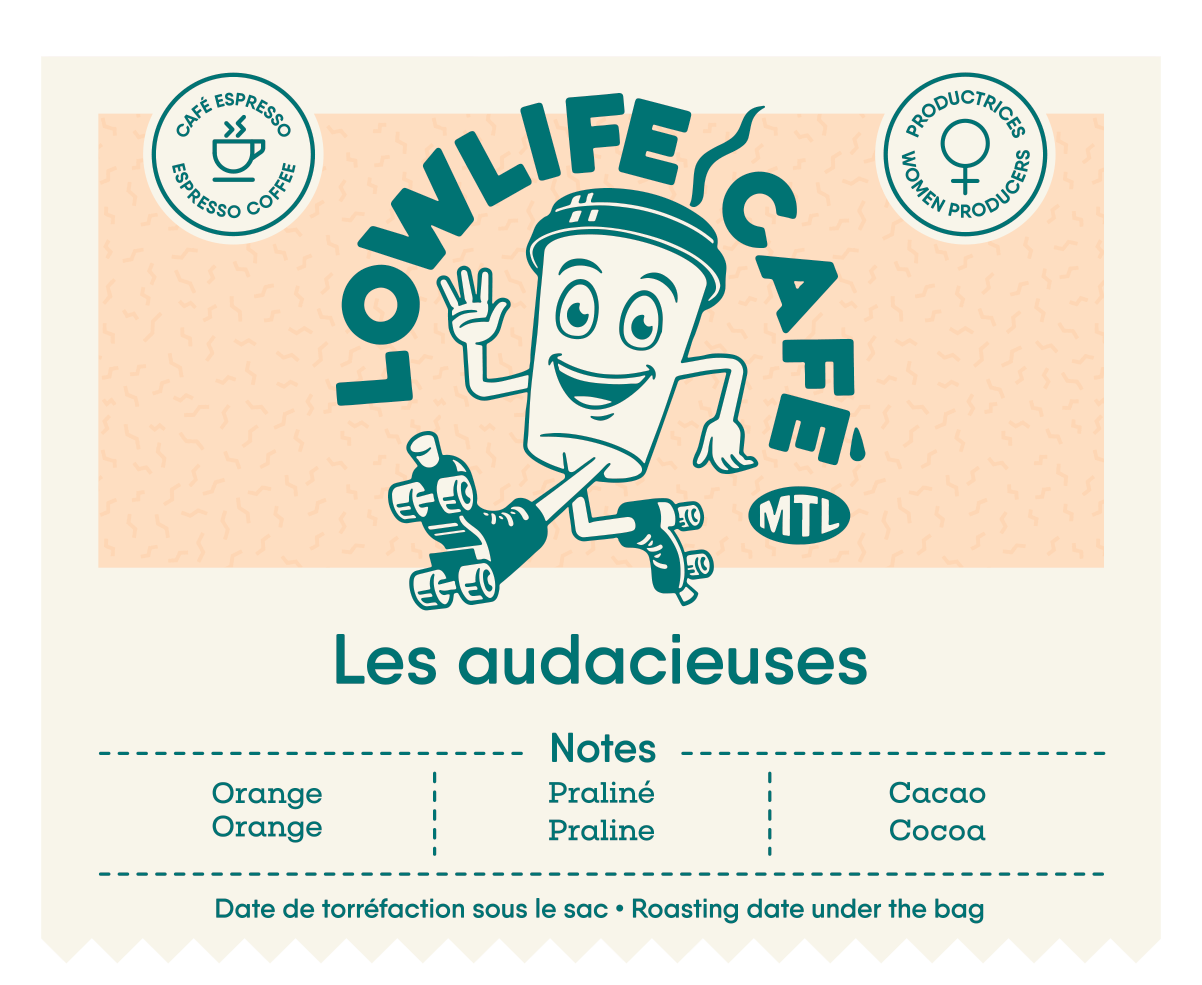 Blend Les Audacieuses Espresso Coffee - Premium Roast for Bold Flavor - Perfect for Home Brewing & Office Use