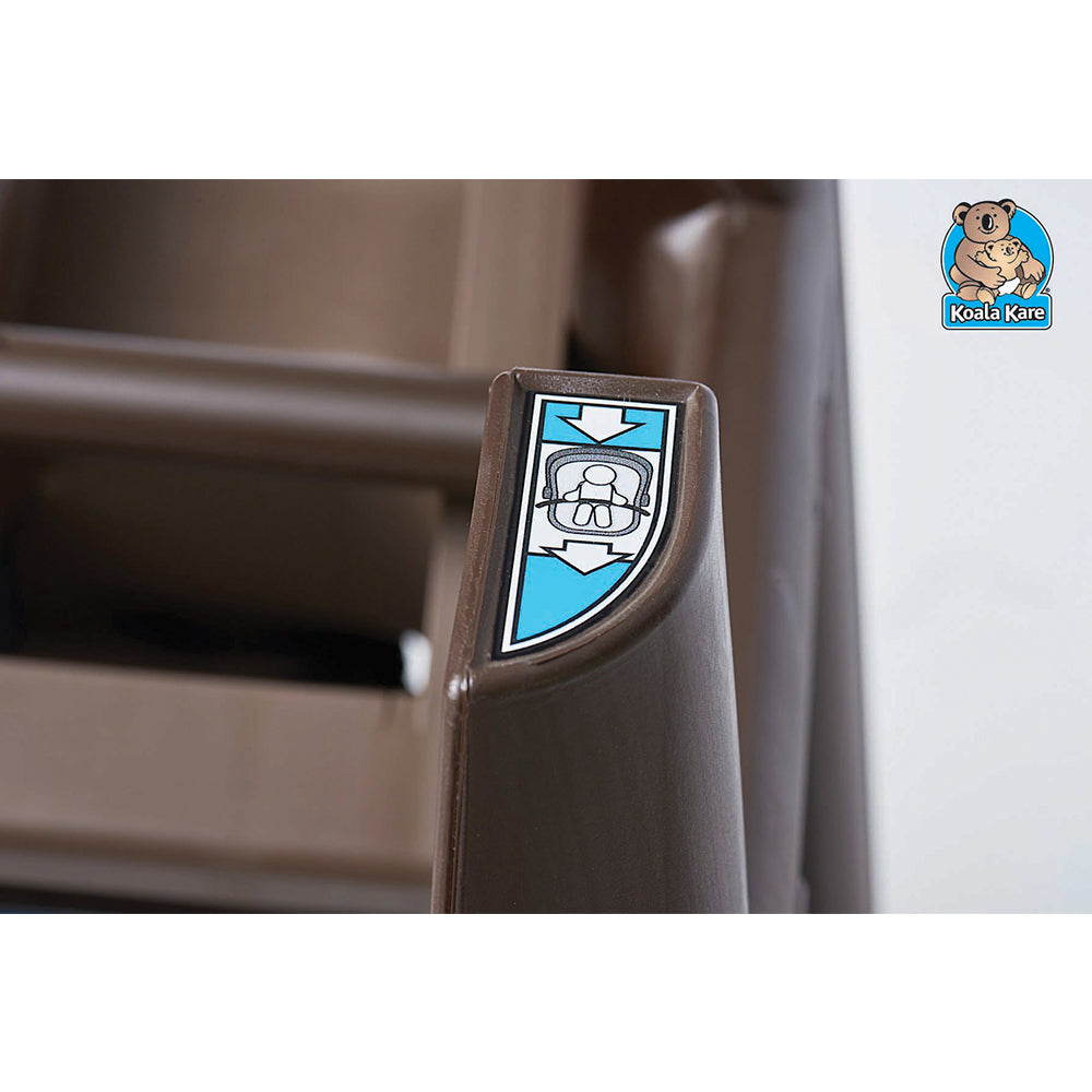 Koala Kare KB966 Brown Legs KidSitter - Adjustable Child Safety Seat for Cars & Travel | Perfect for Toddlers, Airplanes, and Road Trips