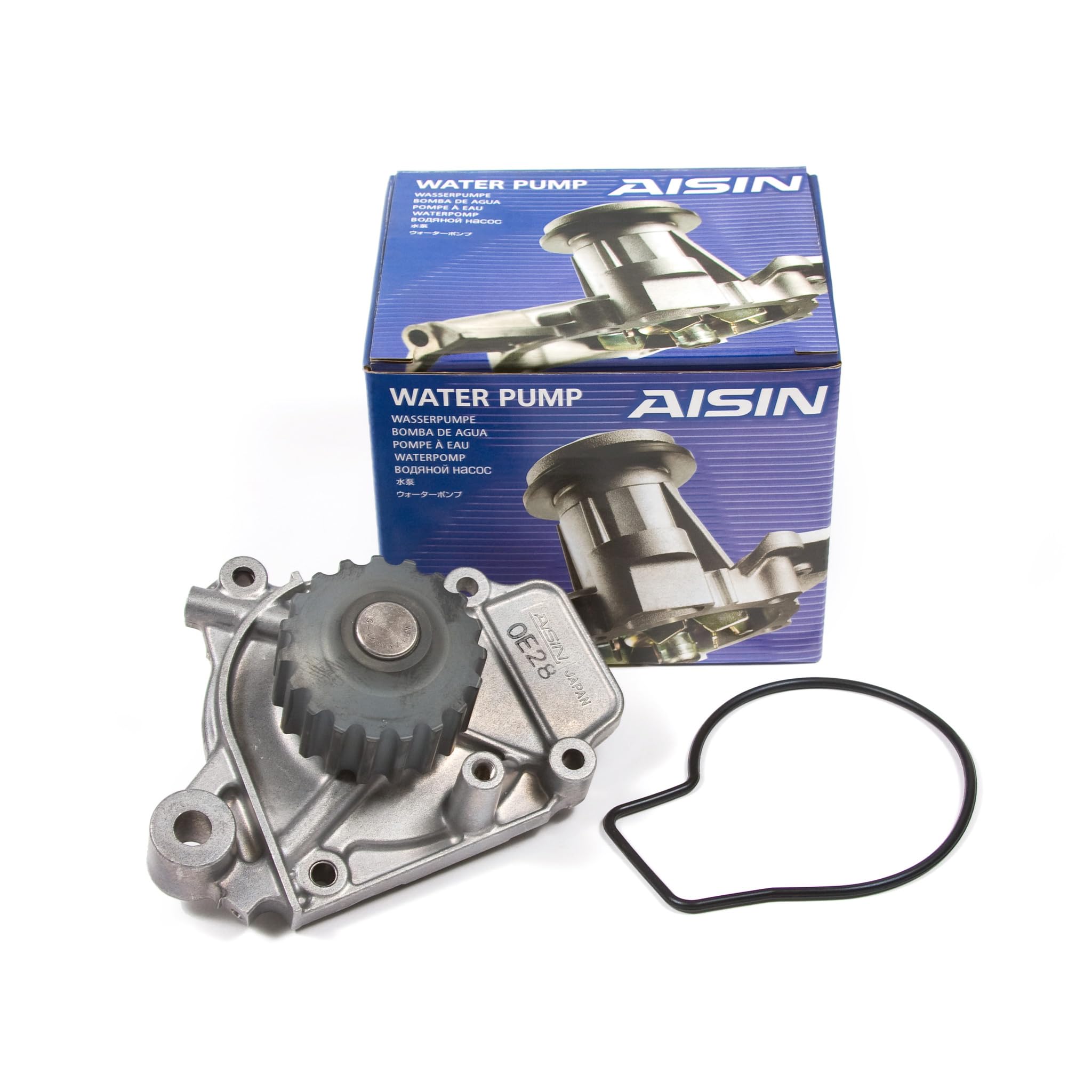 AISIN Timing Belt Kit with Water Pump for 88-95 Honda CRX Civic Del Sol 1.5L SOHC D15B Engine - High Performance Replacement Part for Smooth Driving & Engine Protection