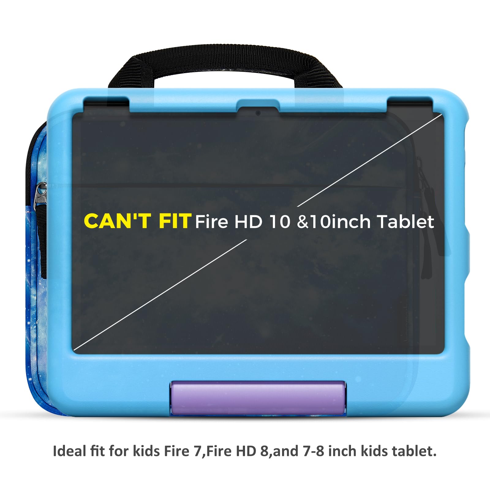 Choco Mocha Kids Tablet Sleeve Bag for Boys & Girls (10-12.5 Inch) - Protective Case for iPad, Kindle, Samsung Tablets - Perfect for School, Travel & Home Use