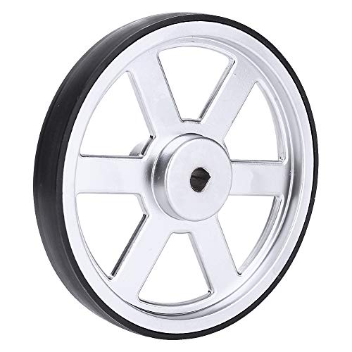 EVTSCAN 90mm Robot Wheel - Heavy Duty Metal Caster with Neoprene Tire for Superior Traction | Industrial Robot Parts Replacement | Perfect for AGV, Automation Equipment & DIY Robotics Projects