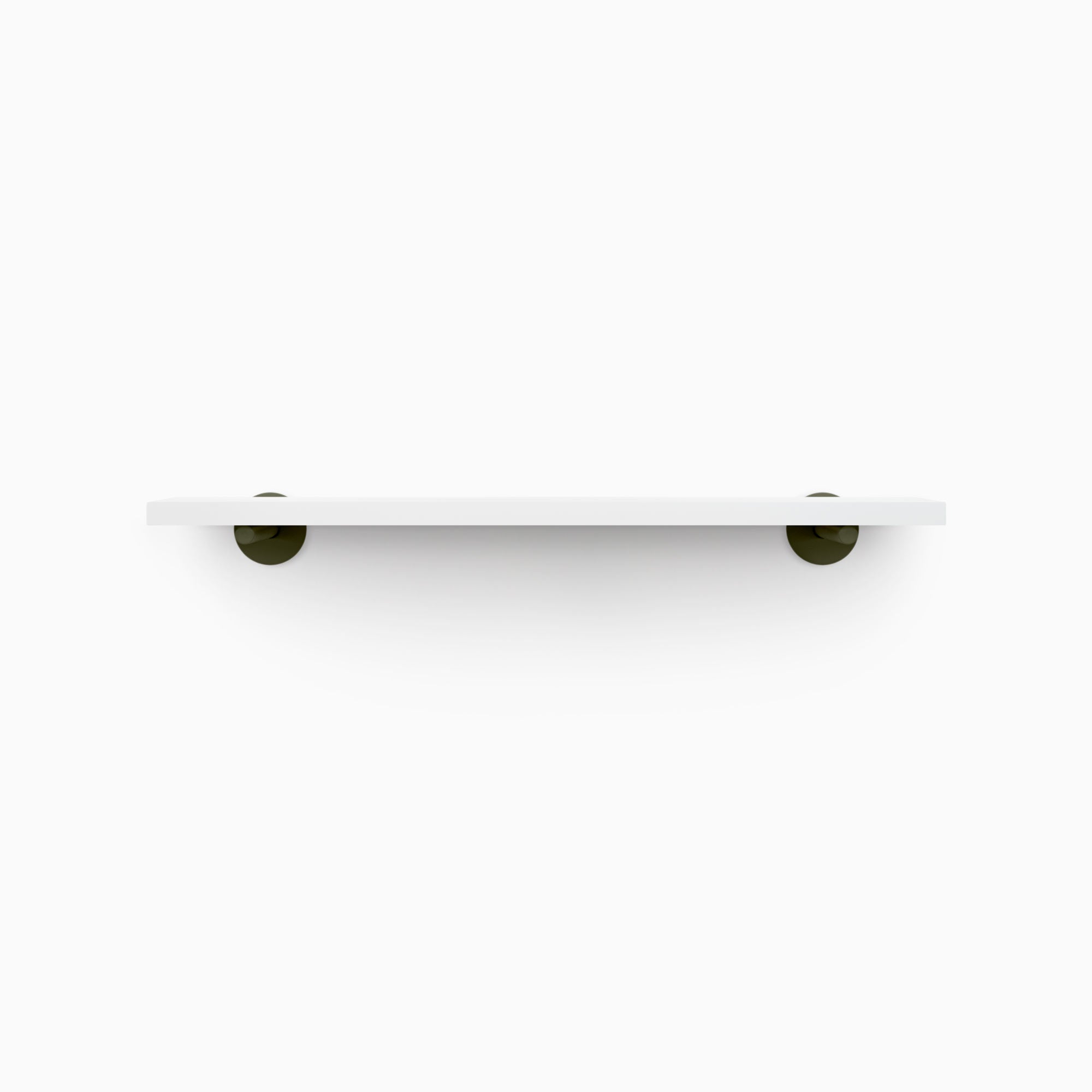 Modern White Wall Shelf - Floating Shelves for Home Decor, Bedroom, Living Room & Bathroom - Sturdy & Stylish Storage Solution for Books, Plants & Decorative Items