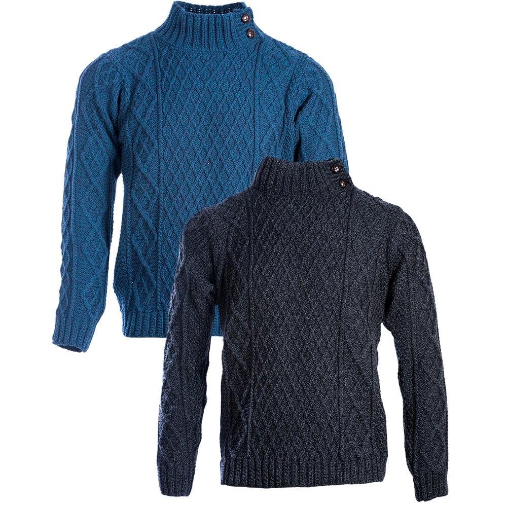 Walker & Hawkes Men's Merino Wool Mountfield Sweater - Premium Knitwear for Business Casual & Outdoor Activities