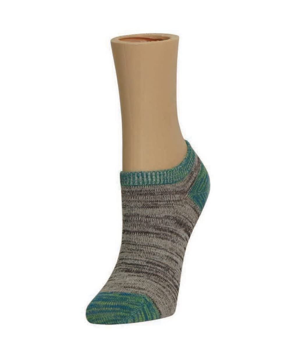 MeMoi Women's Soft Cotton Low Cut Socks - 6-Pack Color Blend Ankle Socks for Casual Wear, Running & Everyday Comfort