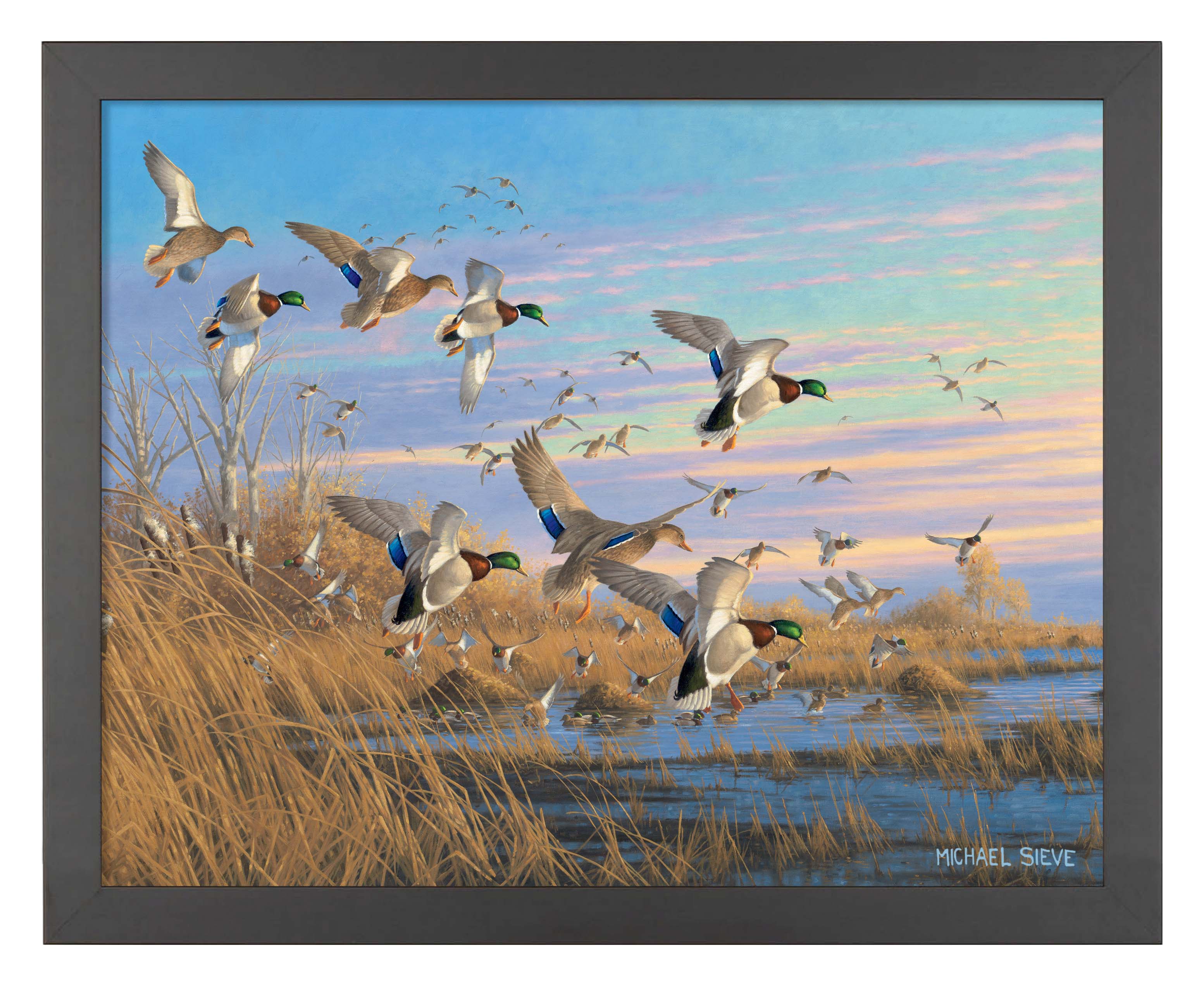 Premium Mallard Duck Art Prints - Handmade Canvas Wall Decor for Home & Office - Perfect for Living Room, Bedroom, or Gift