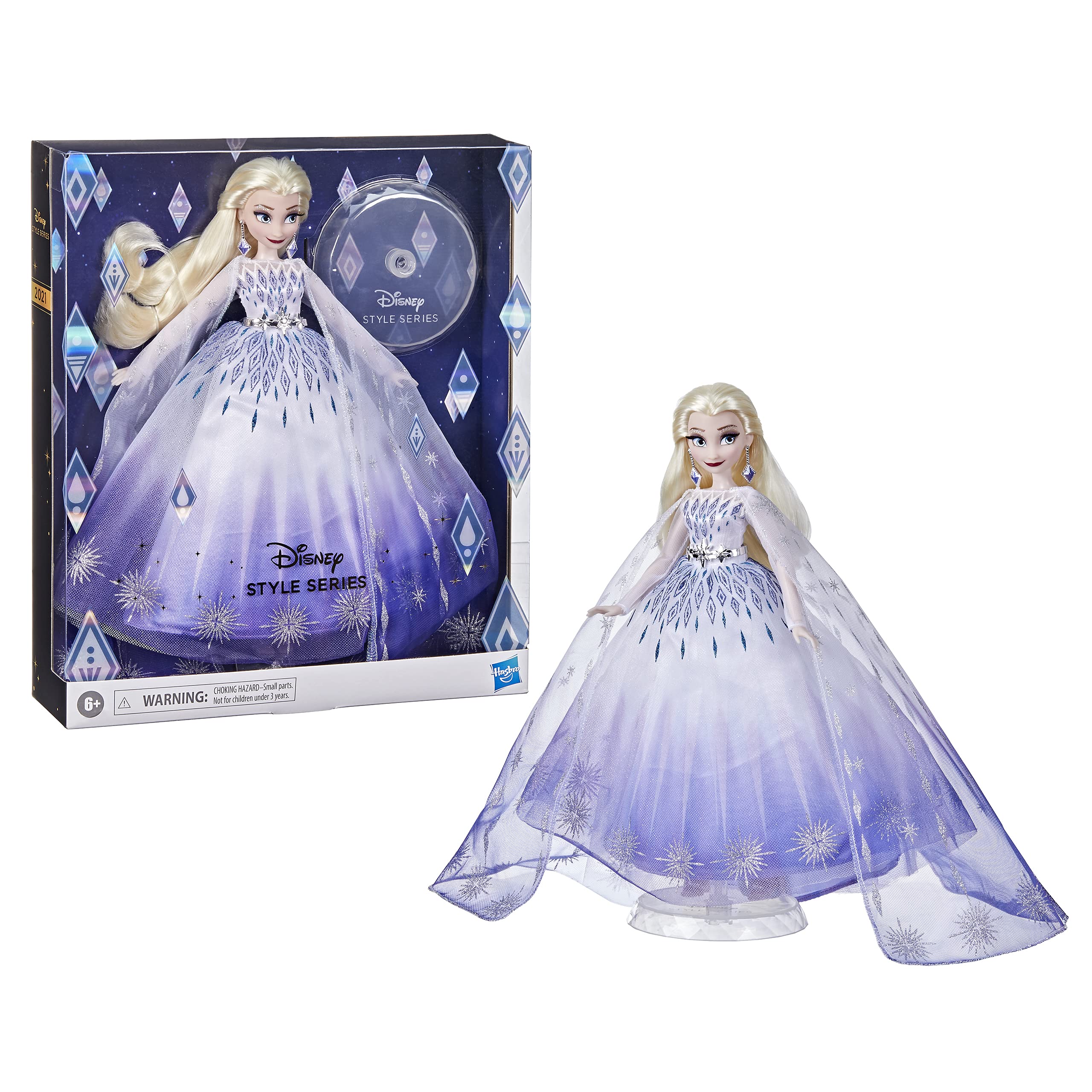 Disney Frozen Elsa Princess Doll - Holiday Edition with Fashion Accessories, Collector Toy Gift for Girls & Kids Age 6+ | Birthday, Christmas, Playtime & Display Decor