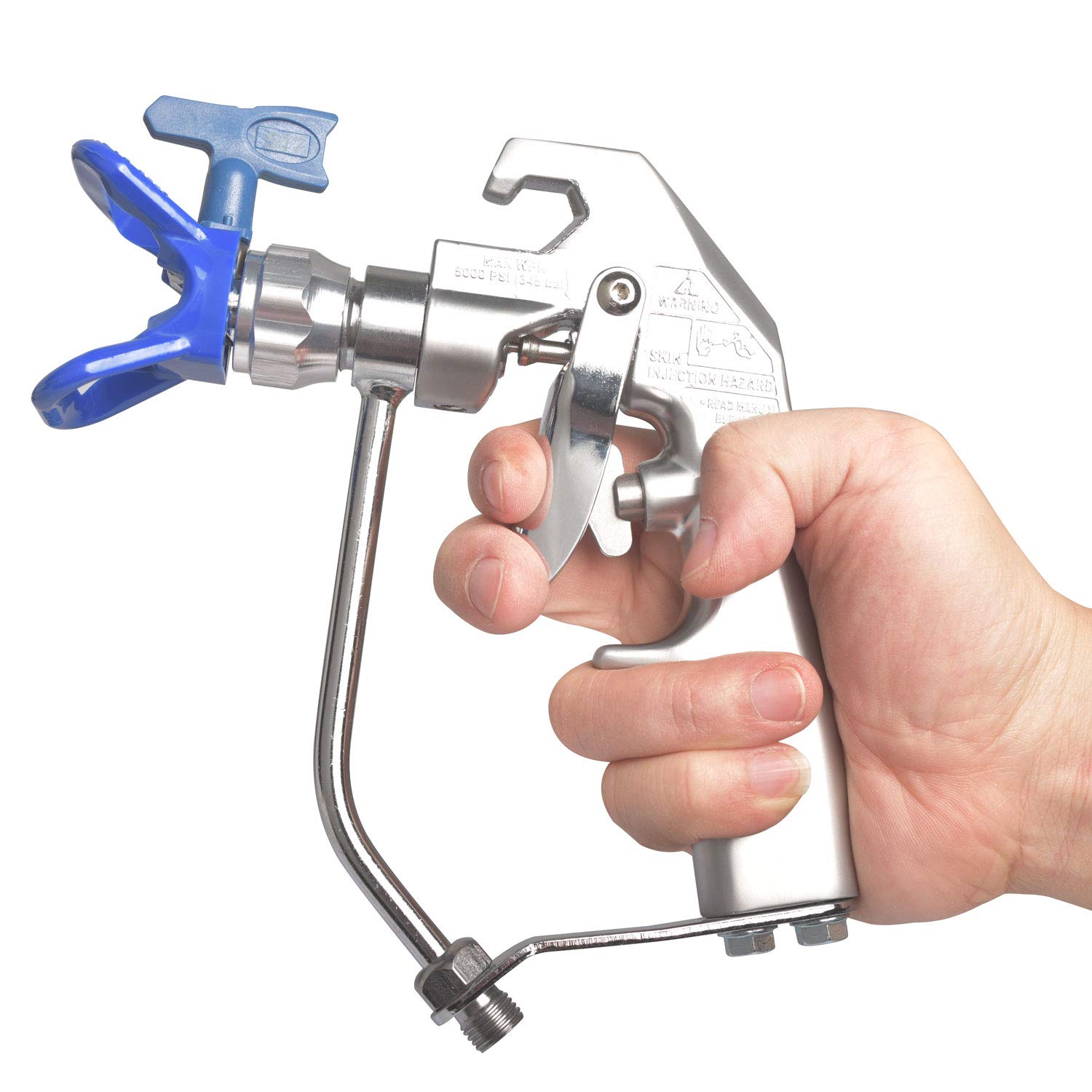 GDHXW 246240 Professional Airless Paint Spray Gun - High Pressure Paint Sprayer for Walls, Ceilings & Furniture - Perfect for Home Renovation & DIY Projects