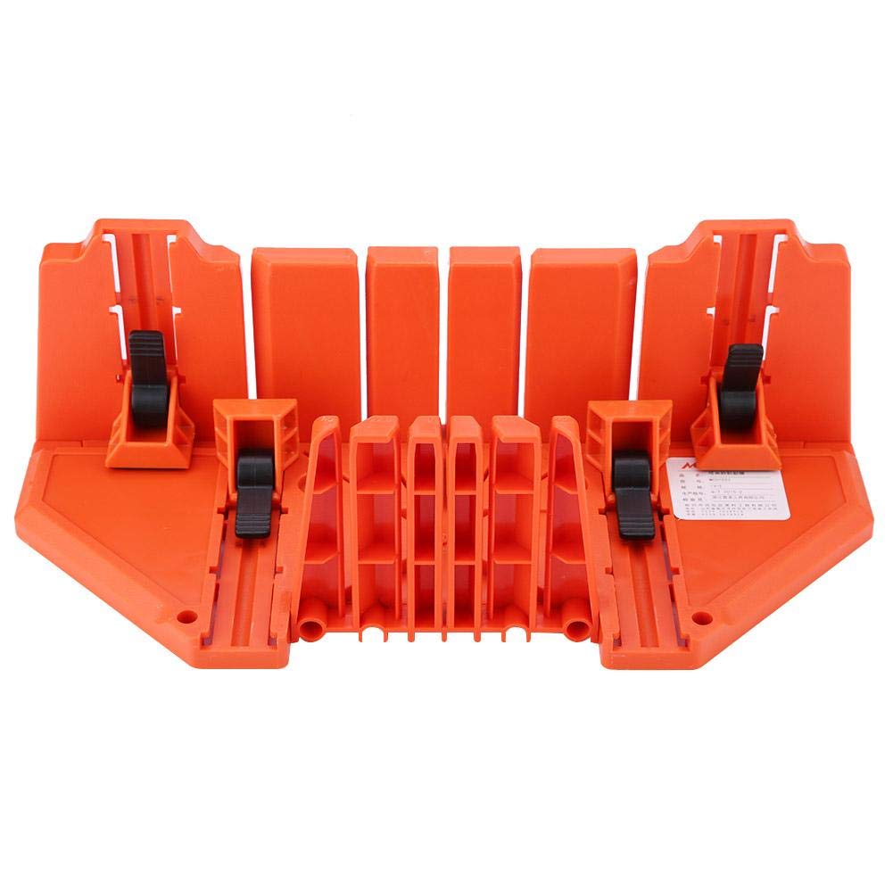 Premium Mitre Saw Box for Woodworking - Double Sided Teeth, 4 Angle Slots - Perfect for Carpenters & DIY Wood Projects - Home Workshop & Professional Use