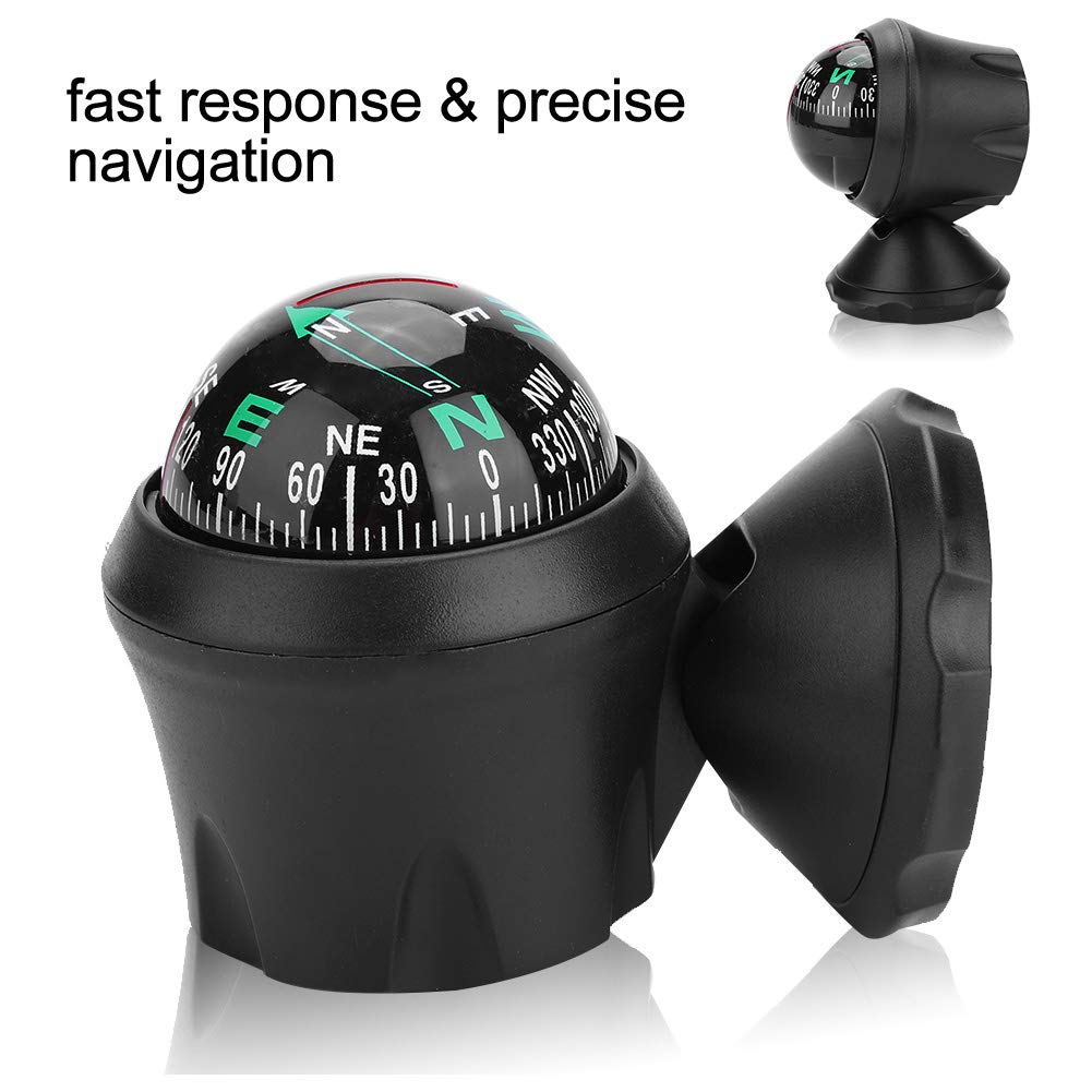 Universal Car Dashboard Mount - Adjustable Black Windshield Stand with Night Vision for Cars, Trucks & Boats | Perfect for GPS, Phones & Dash Cams During Night Driving