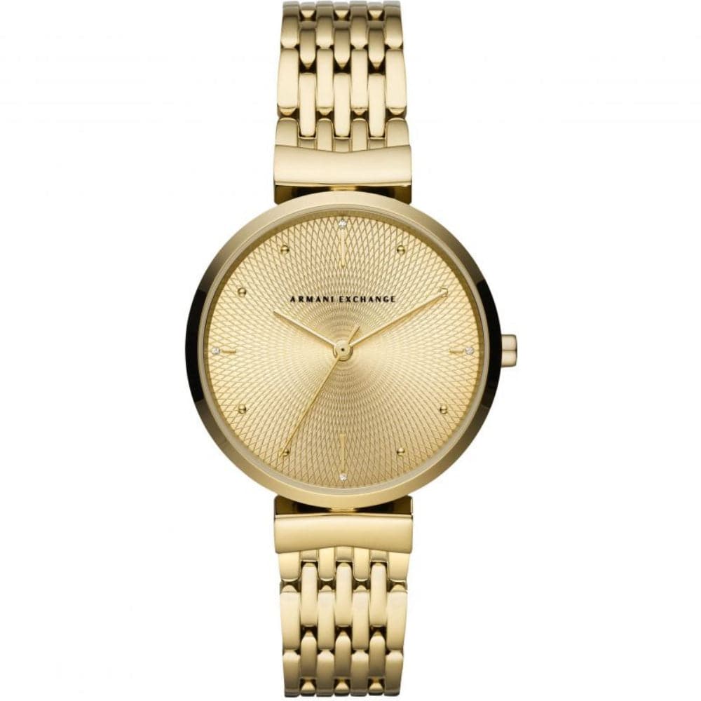 ARMANI EXCHANGE X LADIES AX5902 ZOE Watch - Stylish Women's Fashion Watch with Stainless Steel Band - Perfect for Office, Party & Everyday Wear