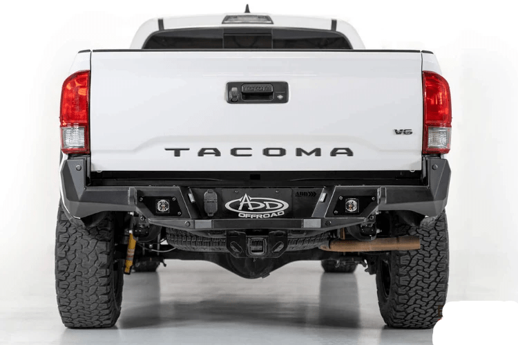 Toyota Tacoma 2016-2023 Stealth Fighter Rear Bumper with Sensor Cutouts | Heavy Duty Off-Road Bumper | Perfect for Truck Upgrades & Off-Road Adventures