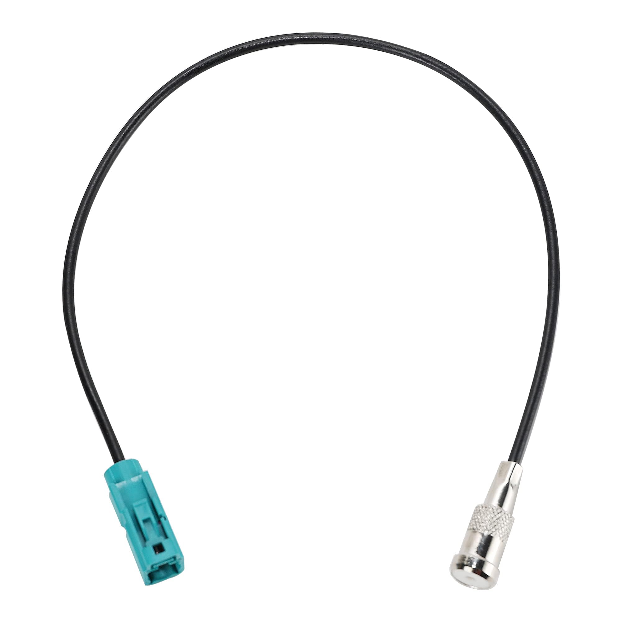 2002-2017 Ford BMW VW Mercedes Audi Skoda Car Radio Antenna Adapter - Fakra to ISO AM FM Connector Plug for Head Unit Stereo CD Media - Perfect for Car Audio System Upgrades & Aftermarket Installations