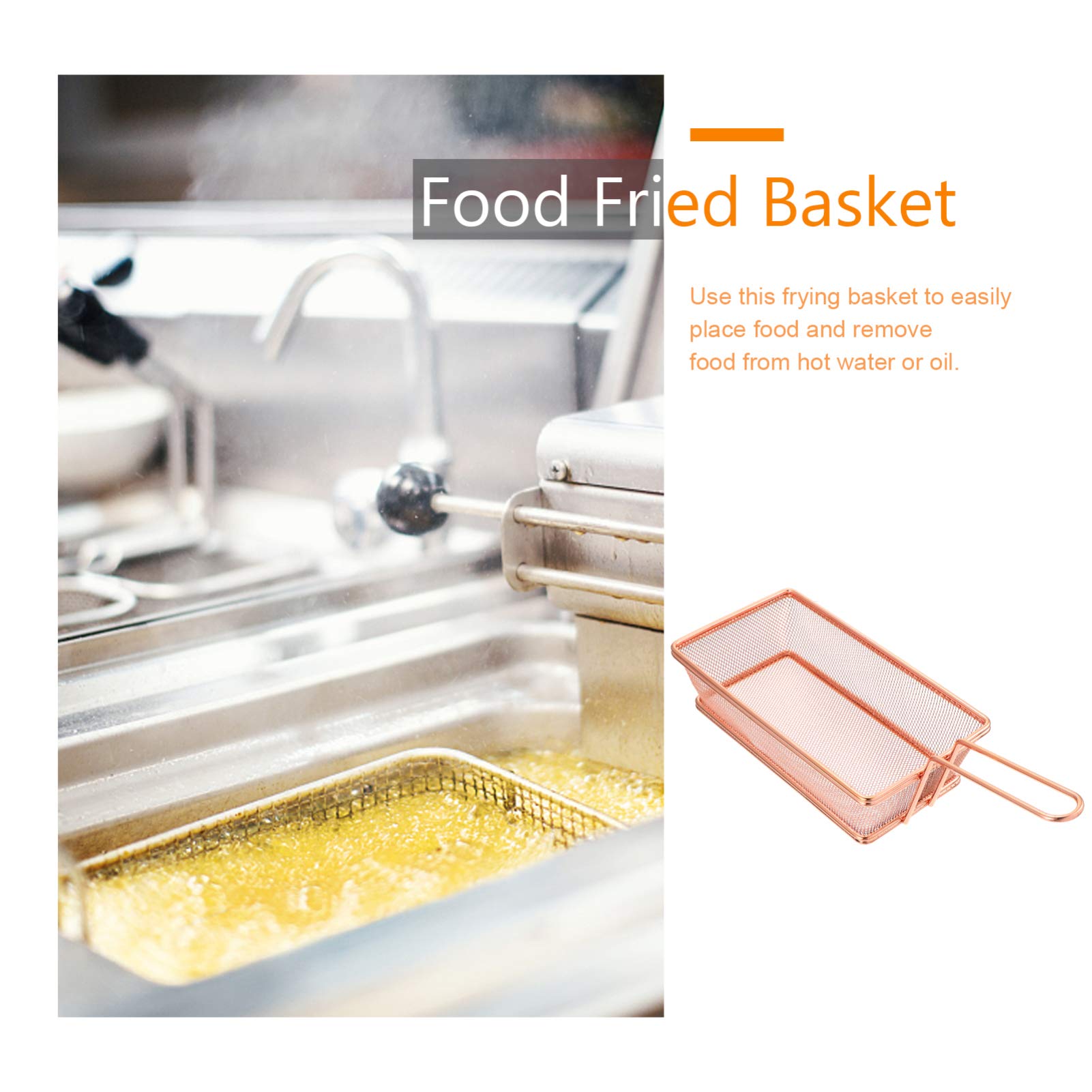 Stainless Steel Deep Fryer Basket - Kitchen Tool for Cooking & Food Presentation