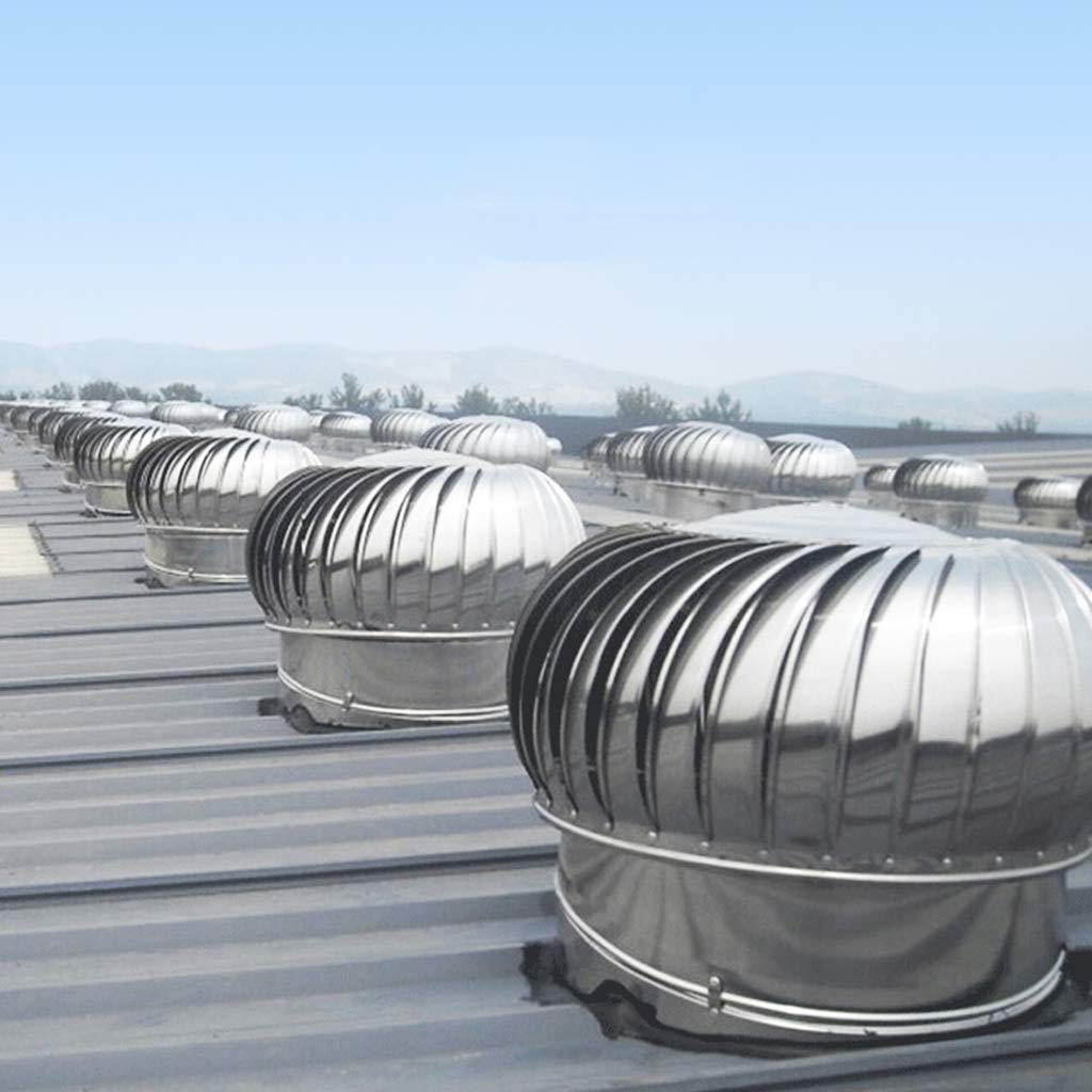 BOHHO 200mm/7.9Inch Stainless Steel Rotating Chimney Cowl - Anti-Downdraught Vent Spinner for Chimney Pots & Exhaust Vents | Weatherproof & Durable for Home Roof Ventilation Systems