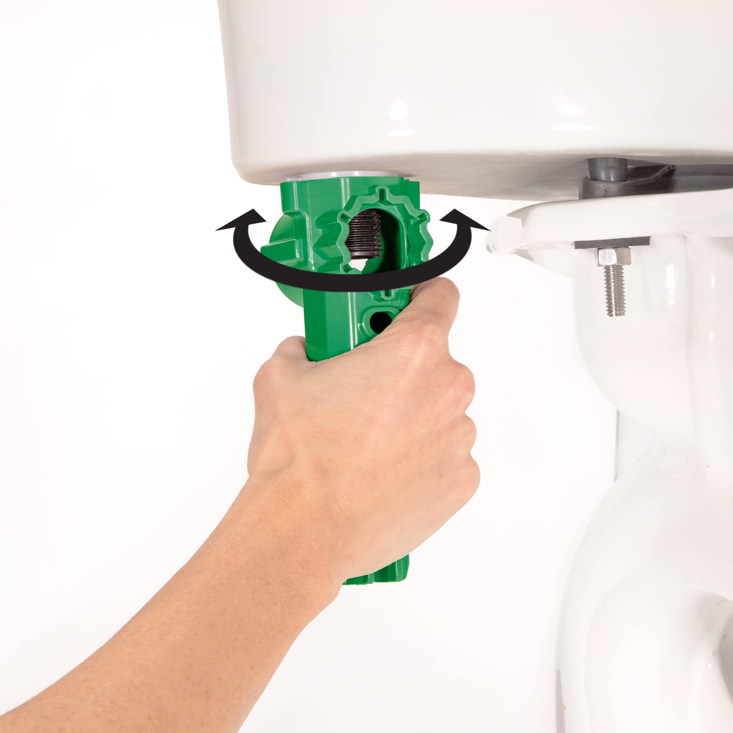 Fluidmaster Universal Toilet Repair Tool - Easy Install & Uninstall Kit for Toilet Tank Flapper, Fill Valve & Gasket Replacement - Perfect for Home DIY Plumbing Fixes
