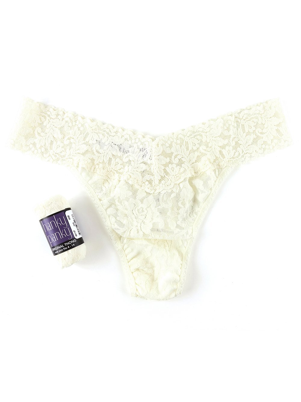 Signature Lace Original Rise Thong - Soft & Comfortable Women's Underwear for Everyday Wear, Date Night & Special Occasions