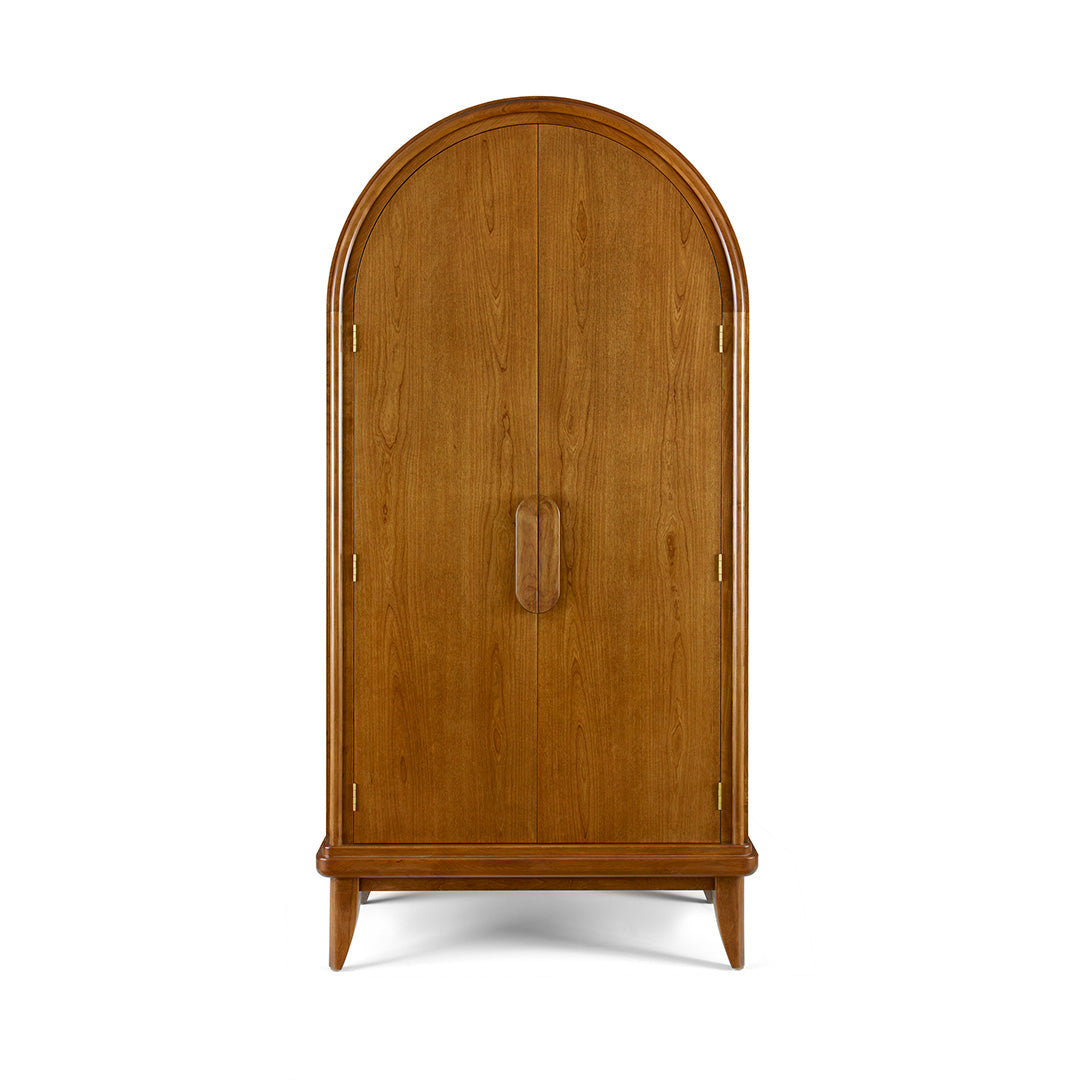 Martine Arched Bar Cabinet - Stylish Wine Storage & Home Bar Furniture for Living Room, Dining Room or Home Office Decor