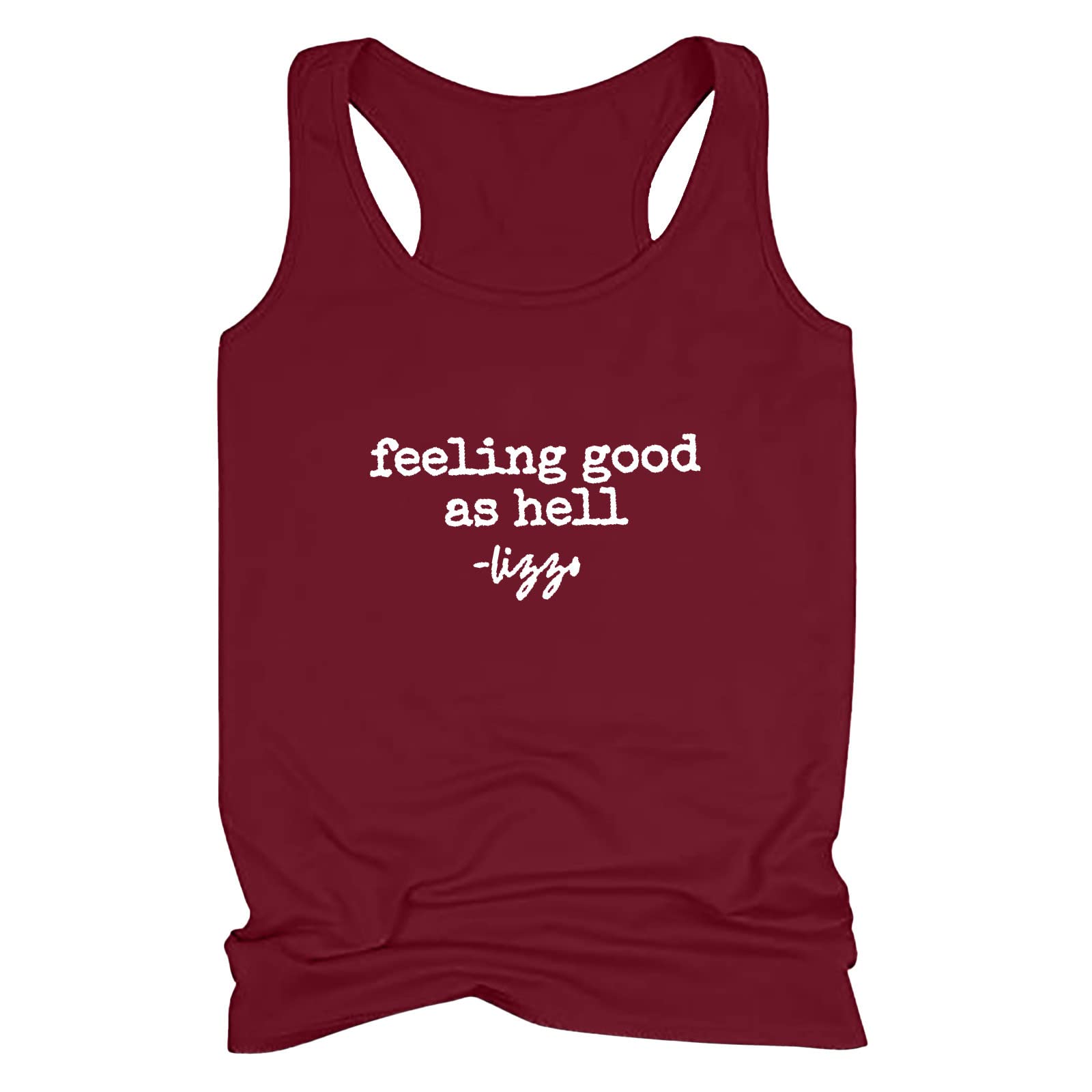 Funny Saying Women's Racerback Tank Tops - Breathable Sleeveless Shirts for Yoga, Workout & Fitness | Perfect for Gym, Running & Summer Outfits