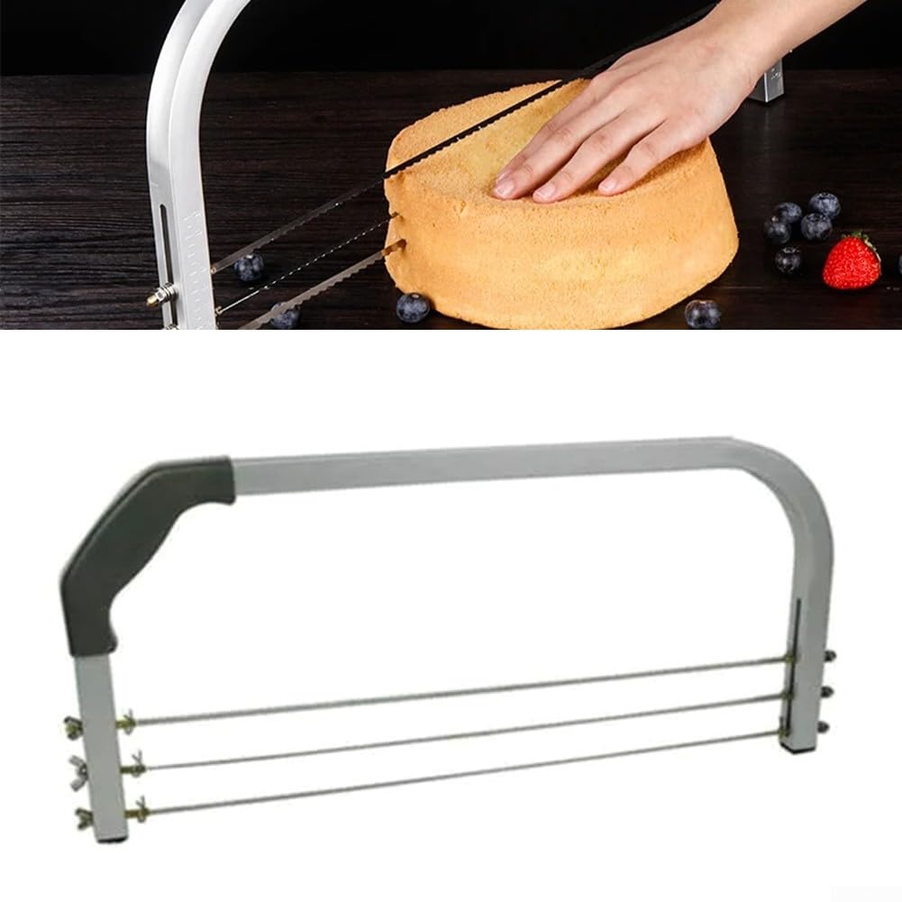 Adjustable Cake Leveler & Multi-Layer Cake Slicer - Professional Cake Decorating Tool for Perfectly Even Cake Layers | Ideal for Birthday Cakes, Wedding Cakes & Baking Enthusiasts