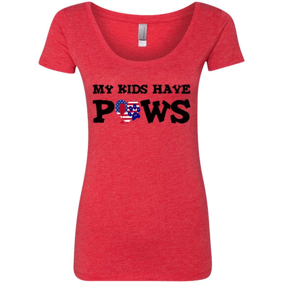 WineyBitches.Co Women's Tri-Blend Scoop Neck T-Shirt - Soft & Comfortable Casual Tee for Everyday Wear, Lounge, and Outings