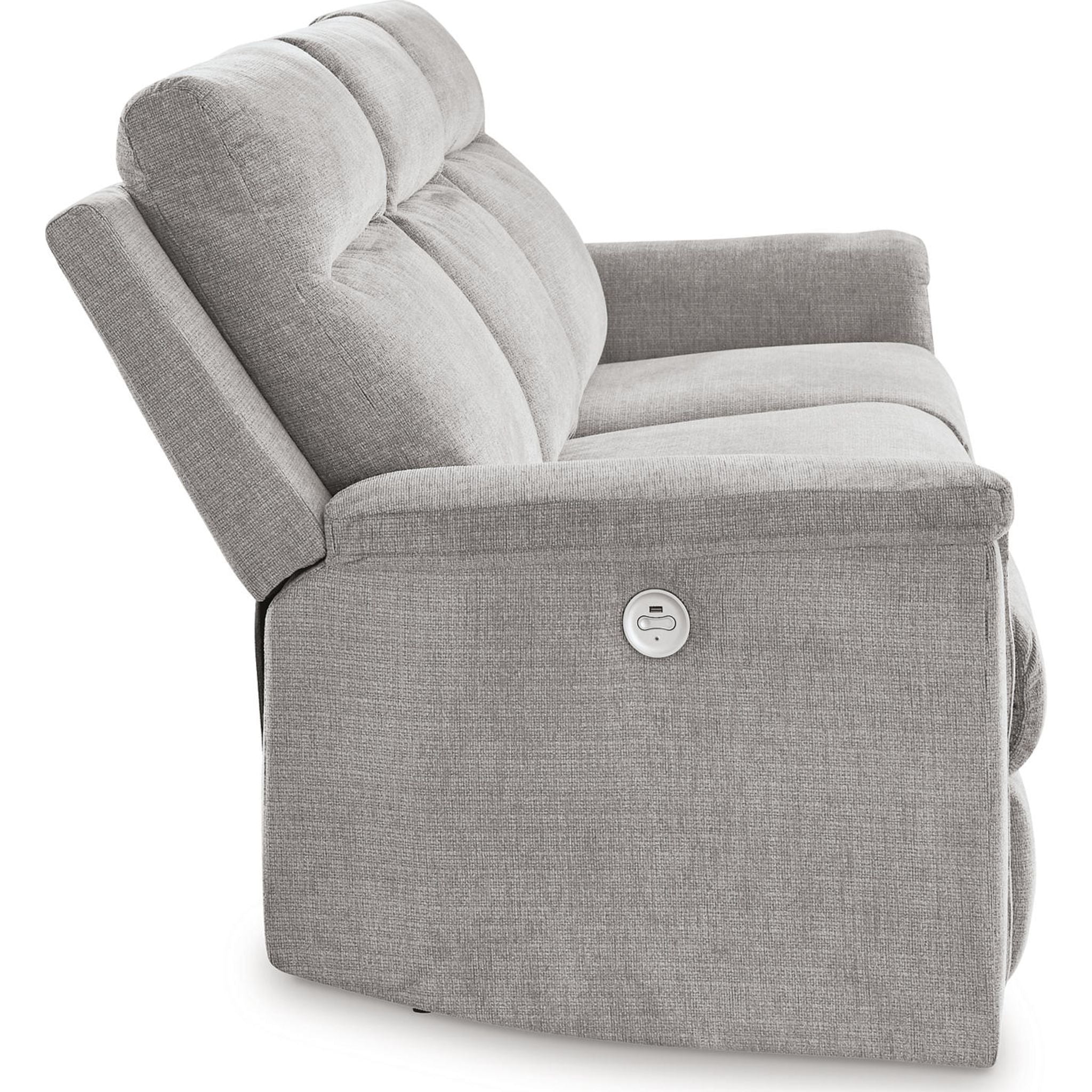 Barnsana Power Reclining Sofa - Electric Recliner Couch with USB Charging & Cup Holders | Modern Living Room Furniture for Home Theater & Relaxation